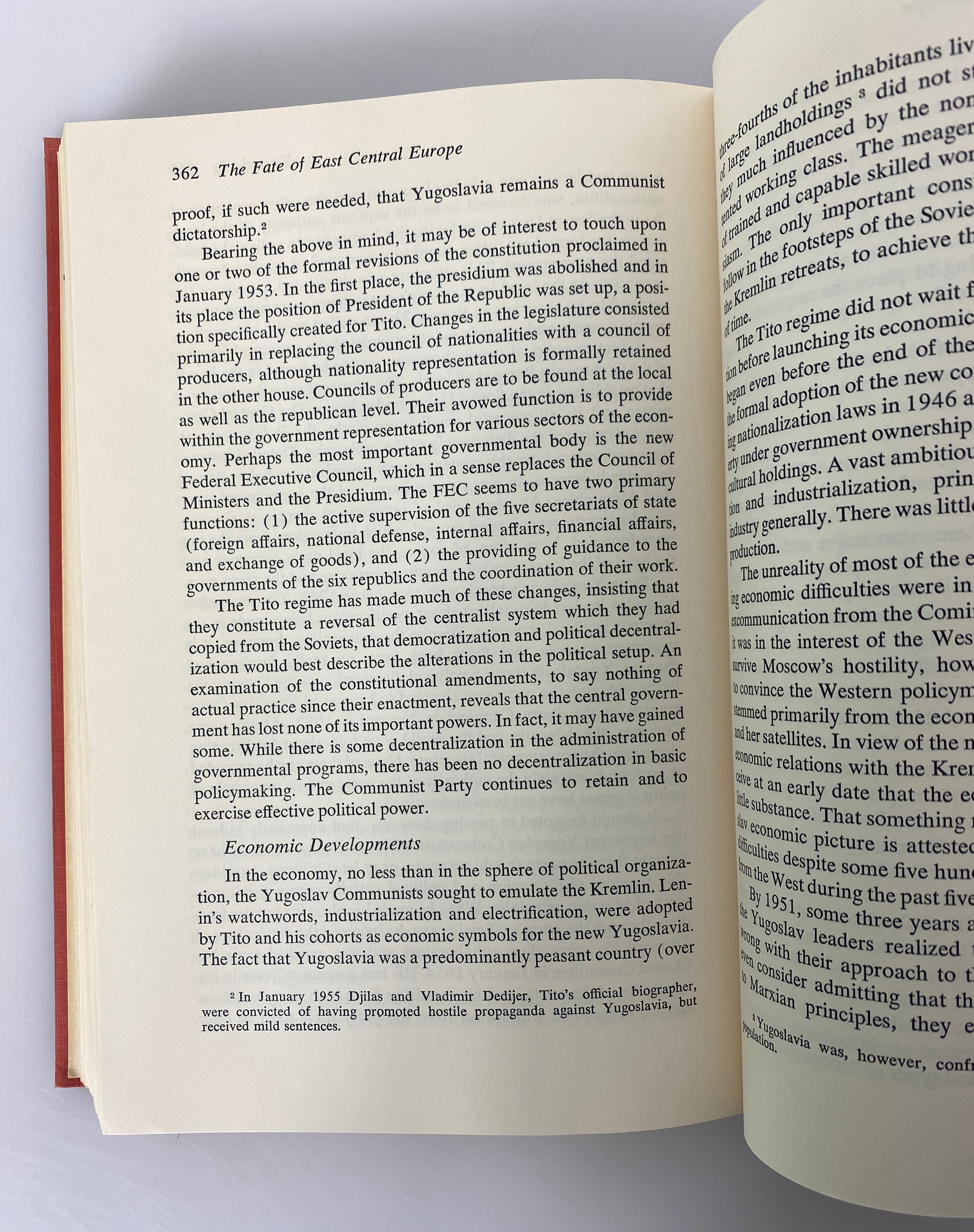 The Fate of East Central Europe 1956 Stephen Kertesz Ex-Library HC