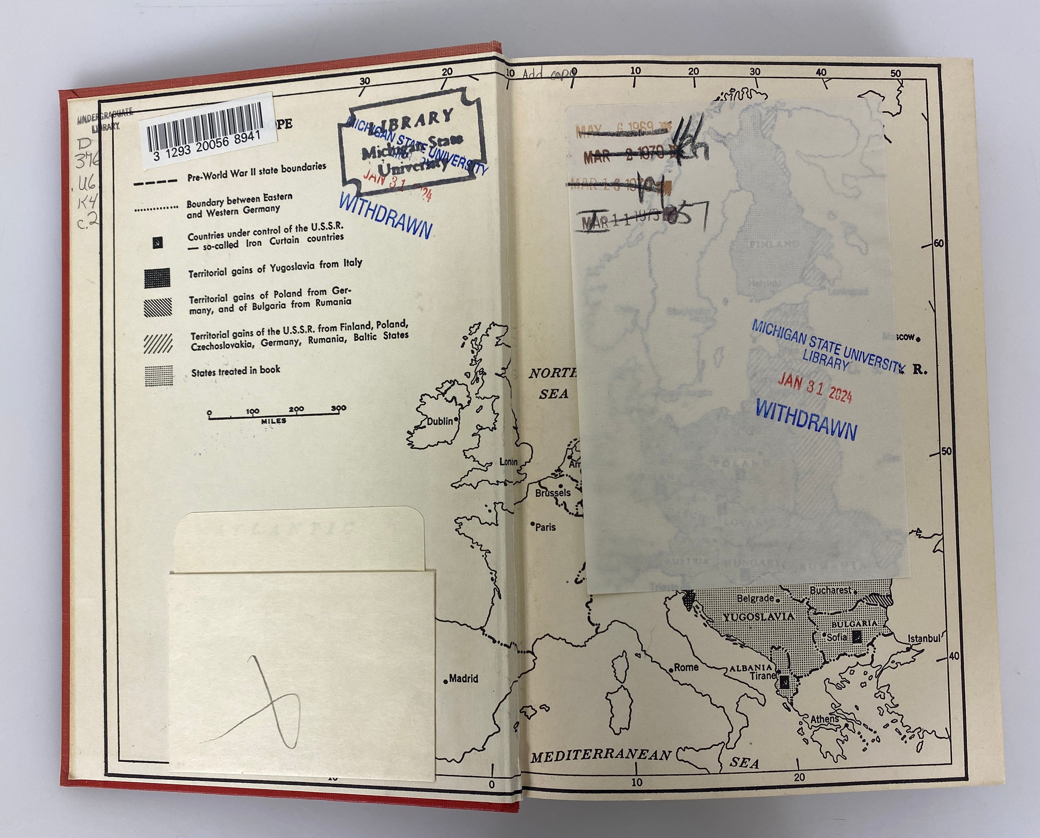 The Fate of East Central Europe 1956 Stephen Kertesz Ex-Library HC