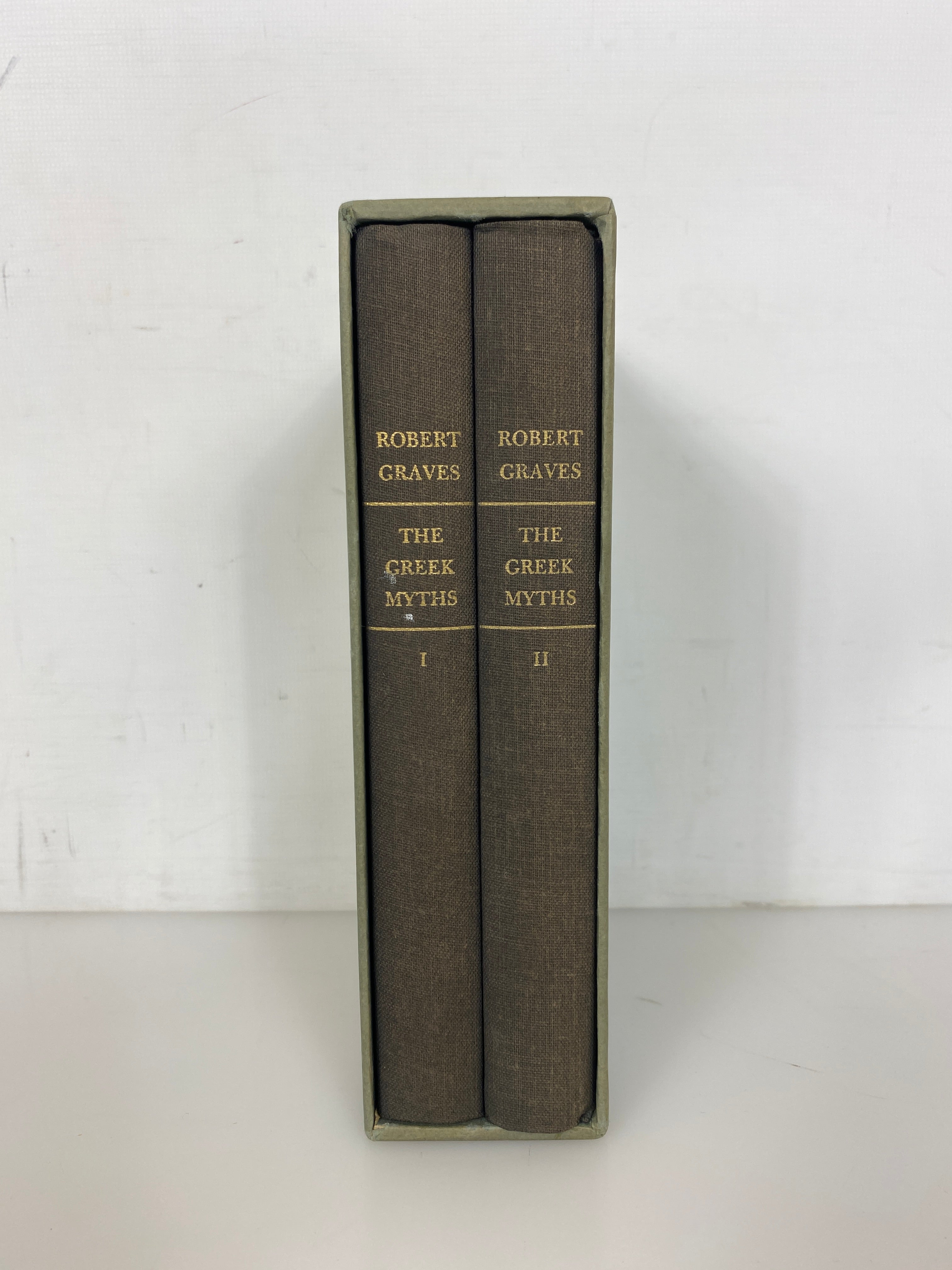 The Greek Myths by Robert Graves 1959 2 HC Volumes in Slipcase