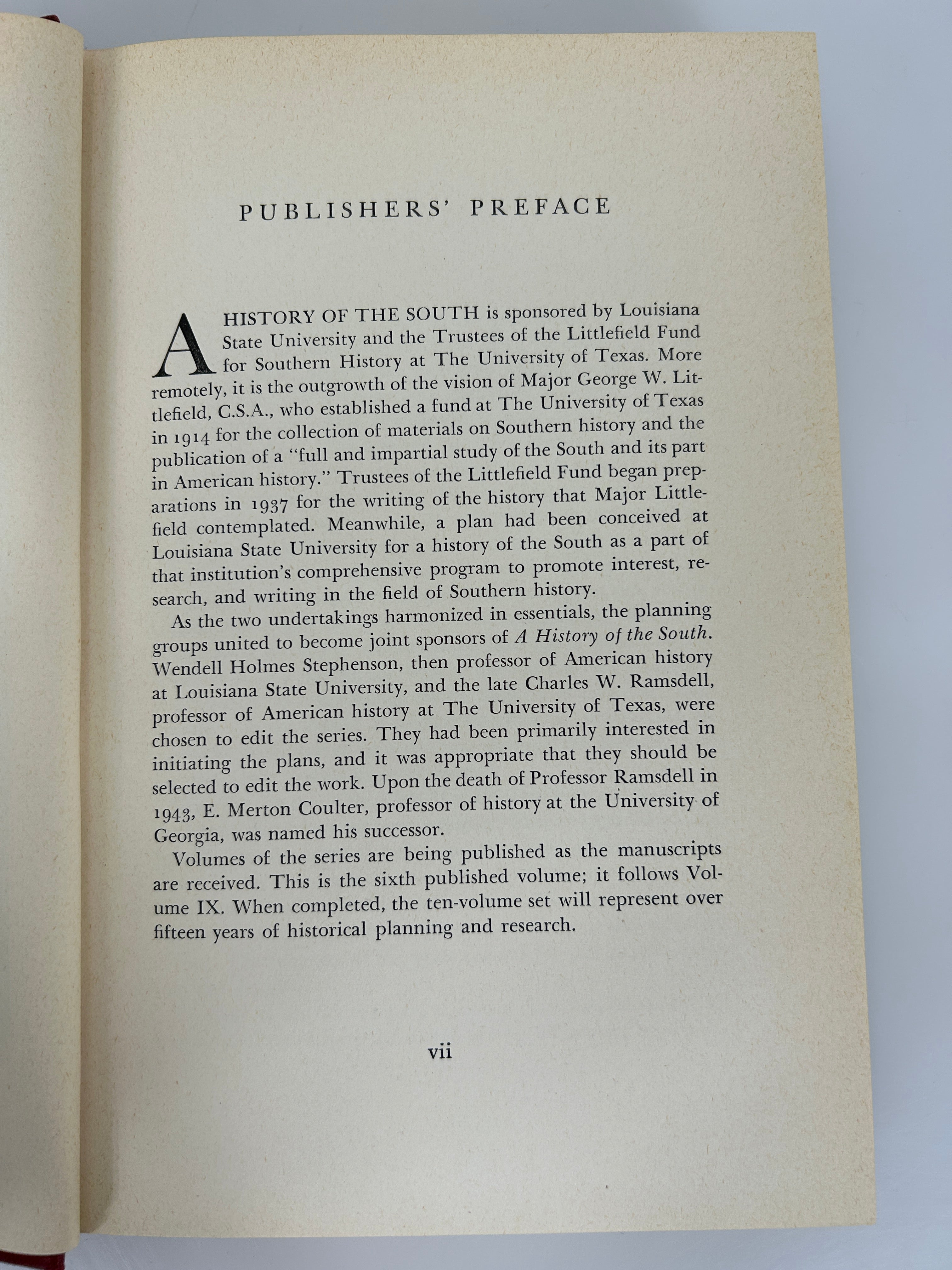 The Growth of Southern Nationalism 1848-1861 by Avery Craven 1953 HCDJ