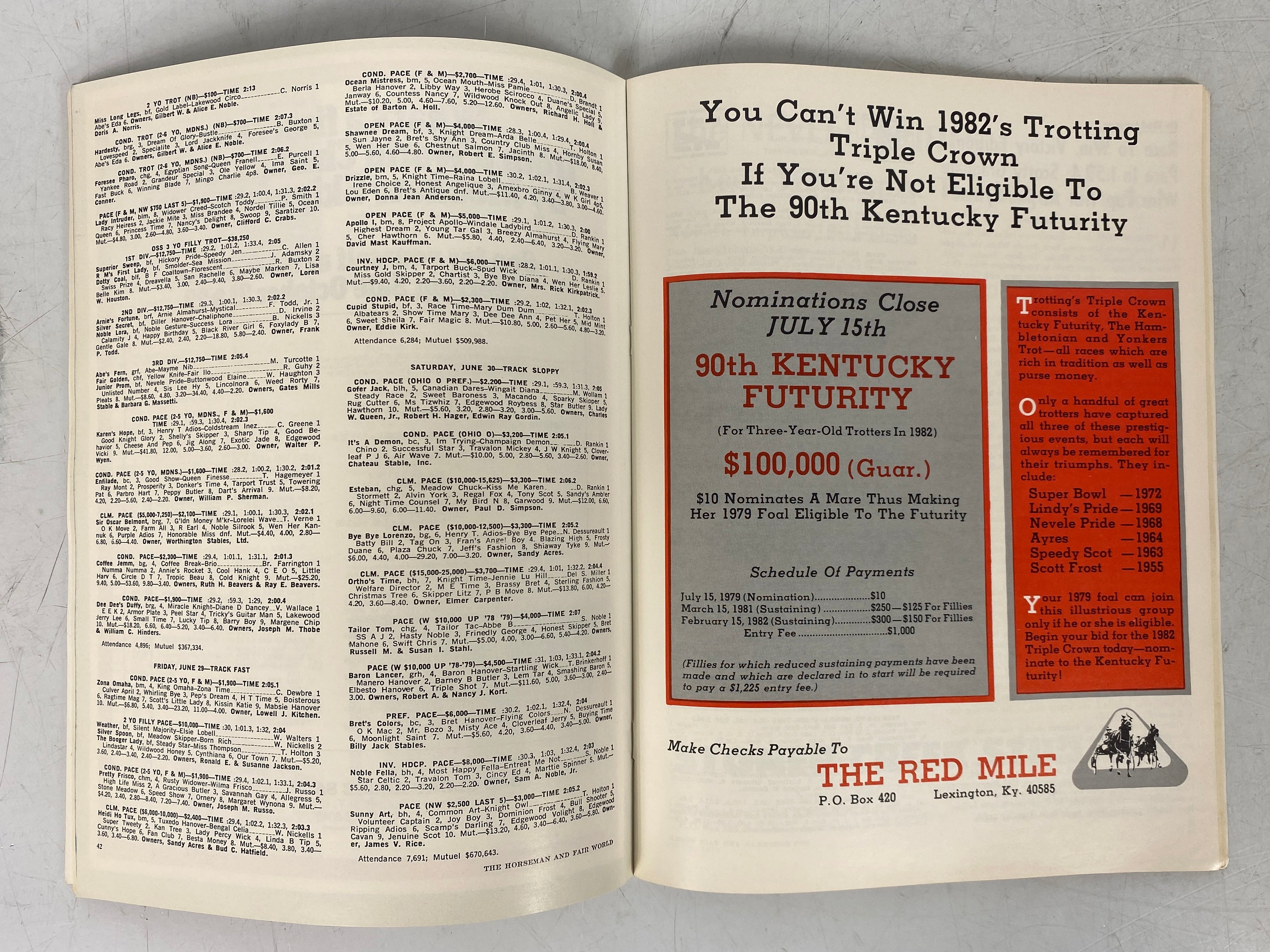 The Horseman and Fair World July 4, 1979 Lew Williams Record Issue