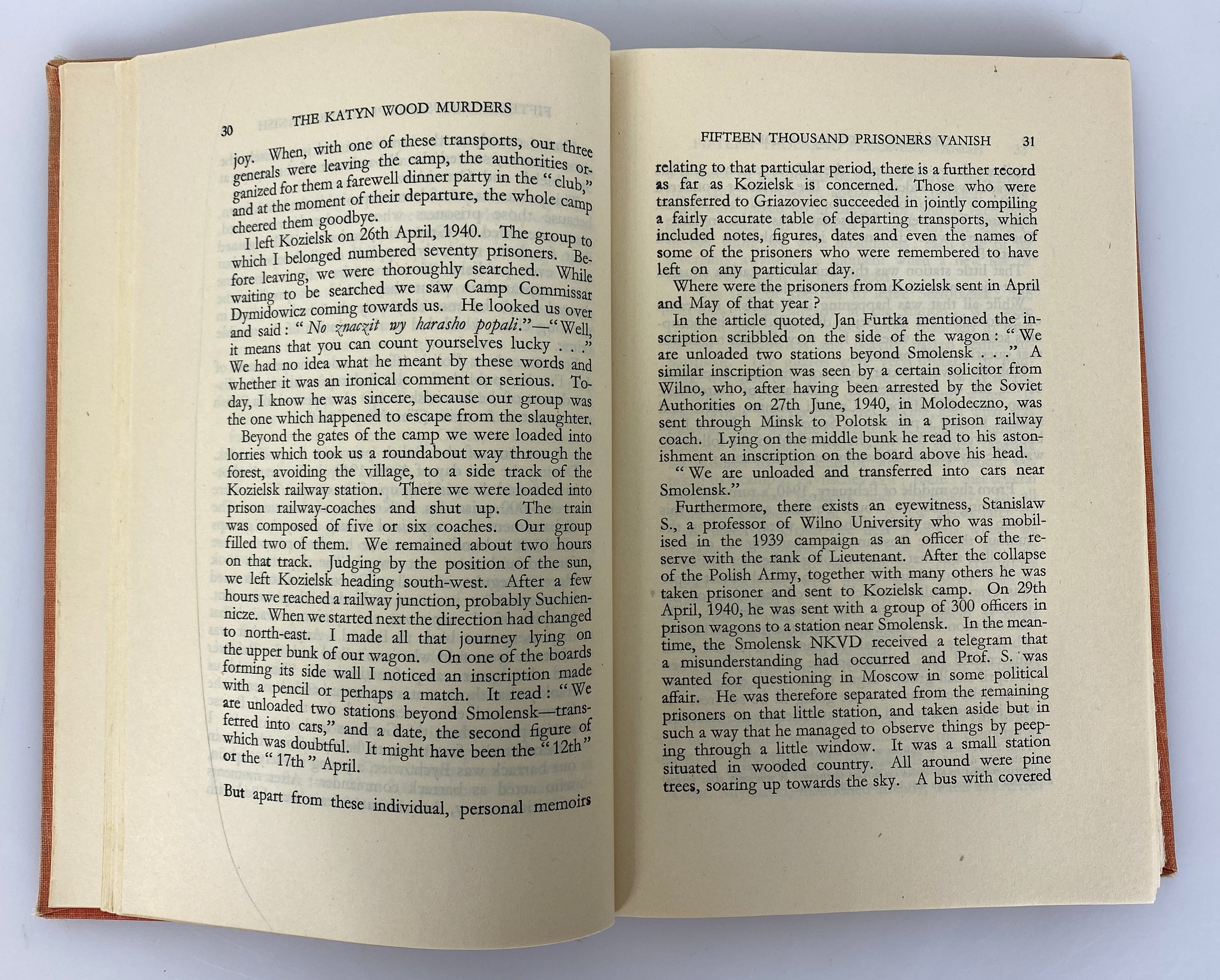 The Katyn Wood Murders by Joseph Mackiewicz 1951 1st Edition Ex-Library HC