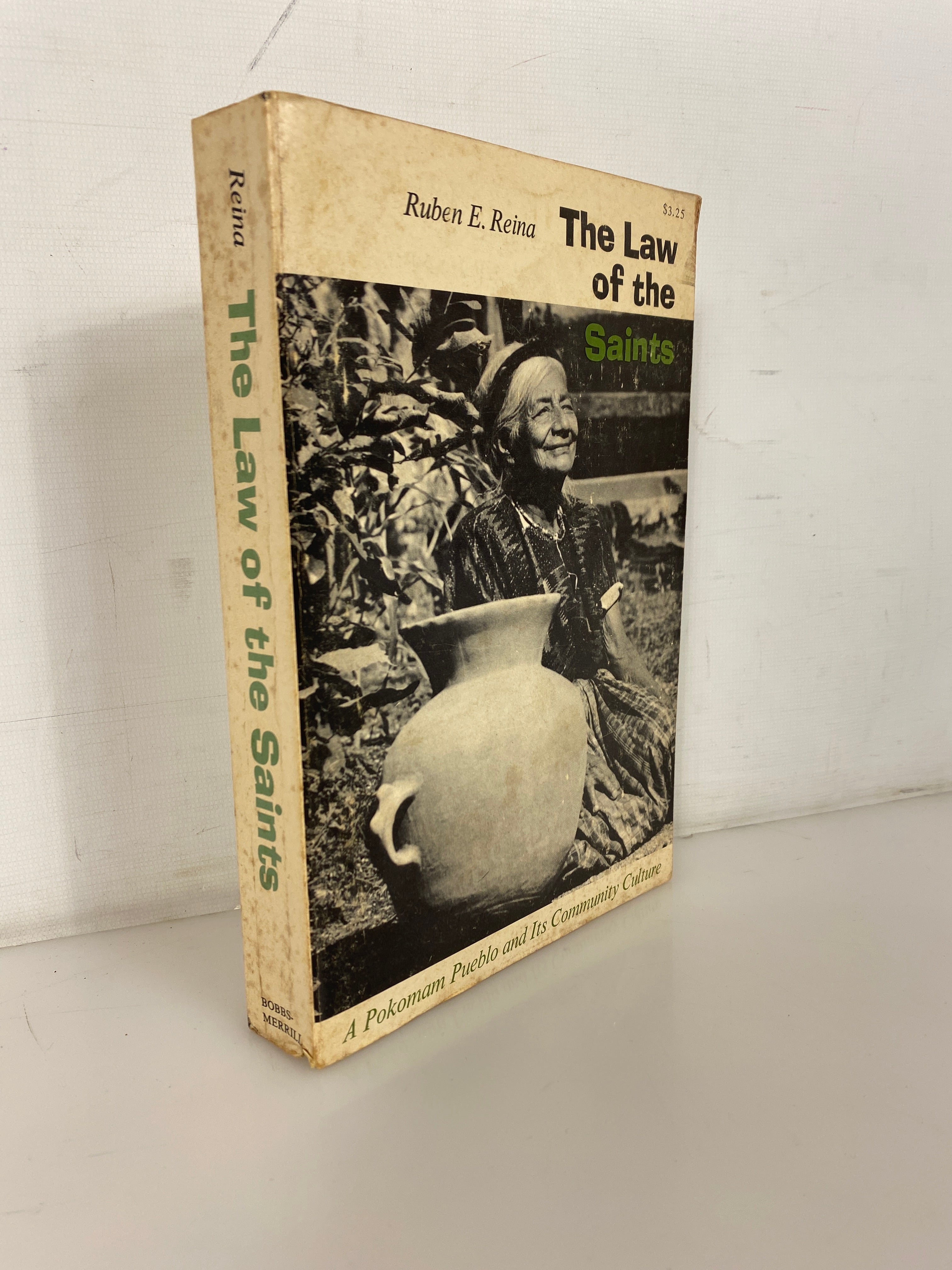 The Law of the Saints by Ruben E. Reina 1966 First Printing Vintage SC