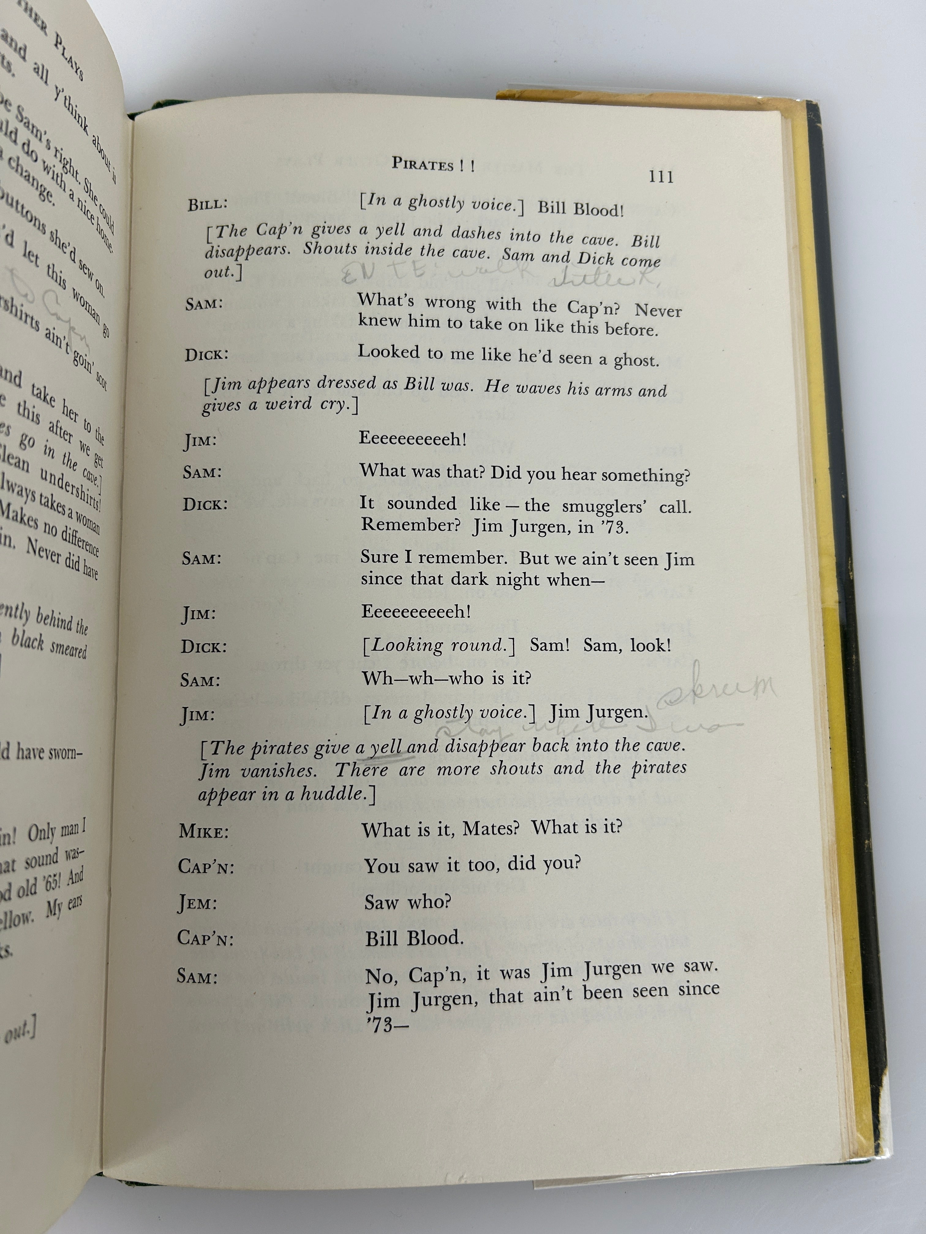 The Master Cat & Other Plays 1953 with Costume Notes and Sketches HC