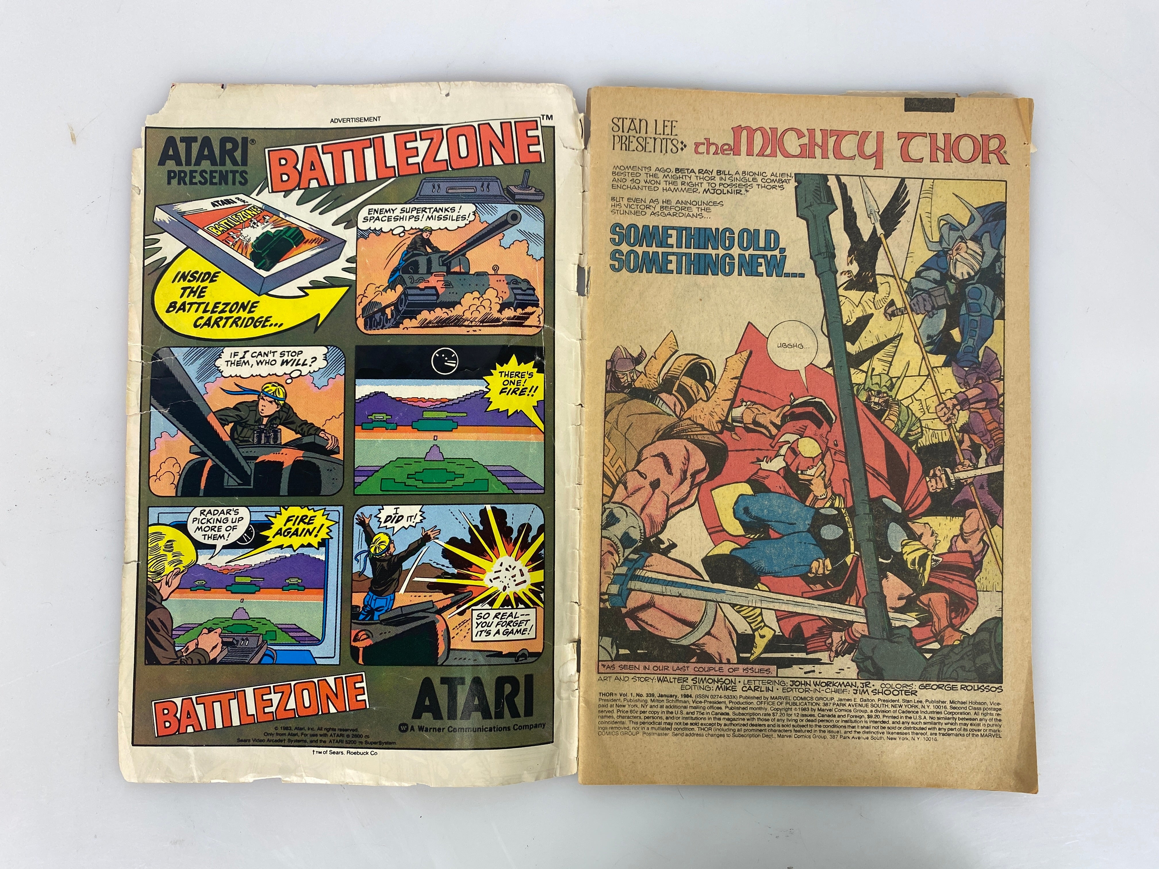 The Mighty Thor Marvel Comic 339 1984