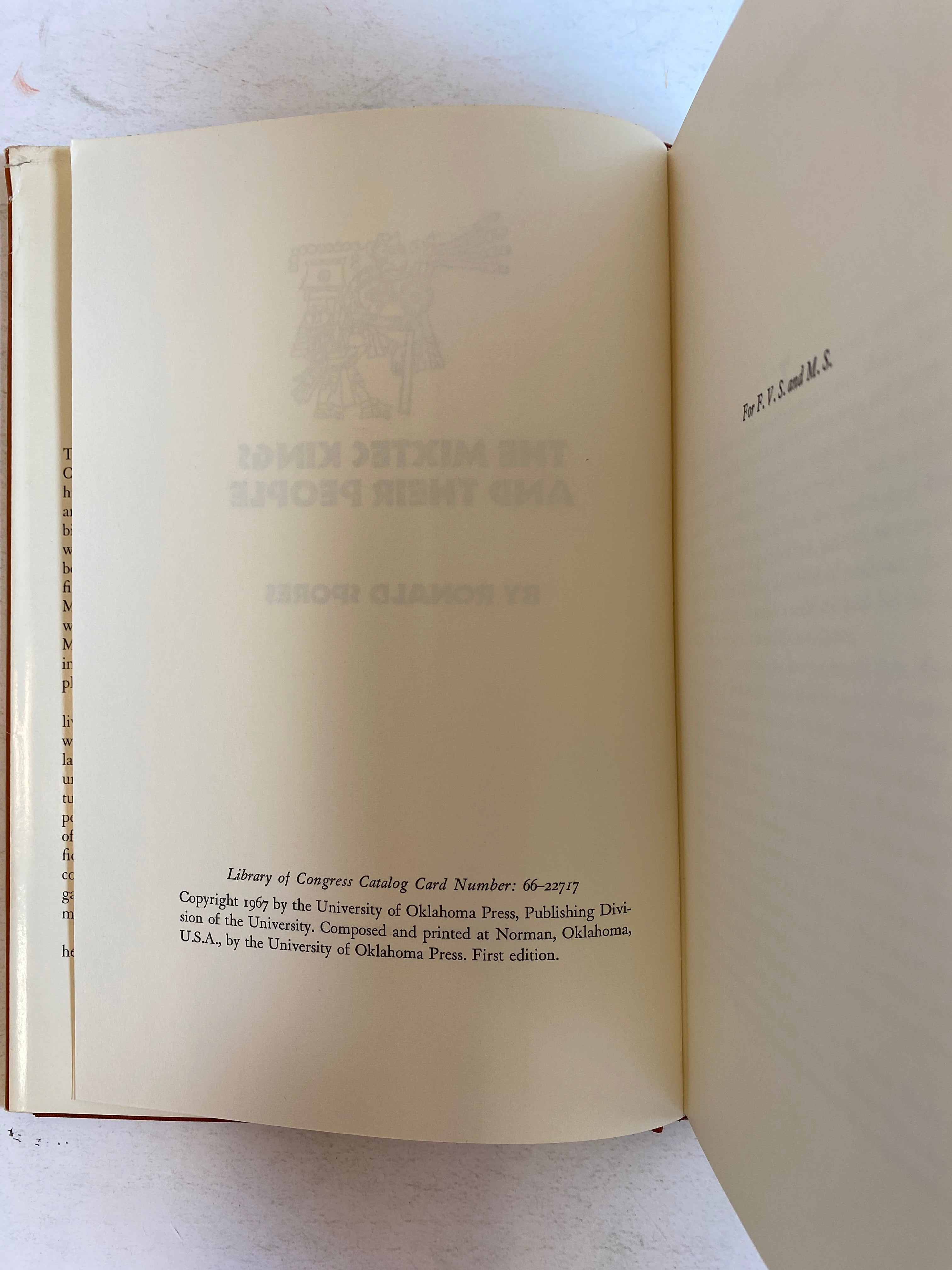 The Mixtec Kings and Their People by Ronald Spores 1967 1st Edition HC DJ