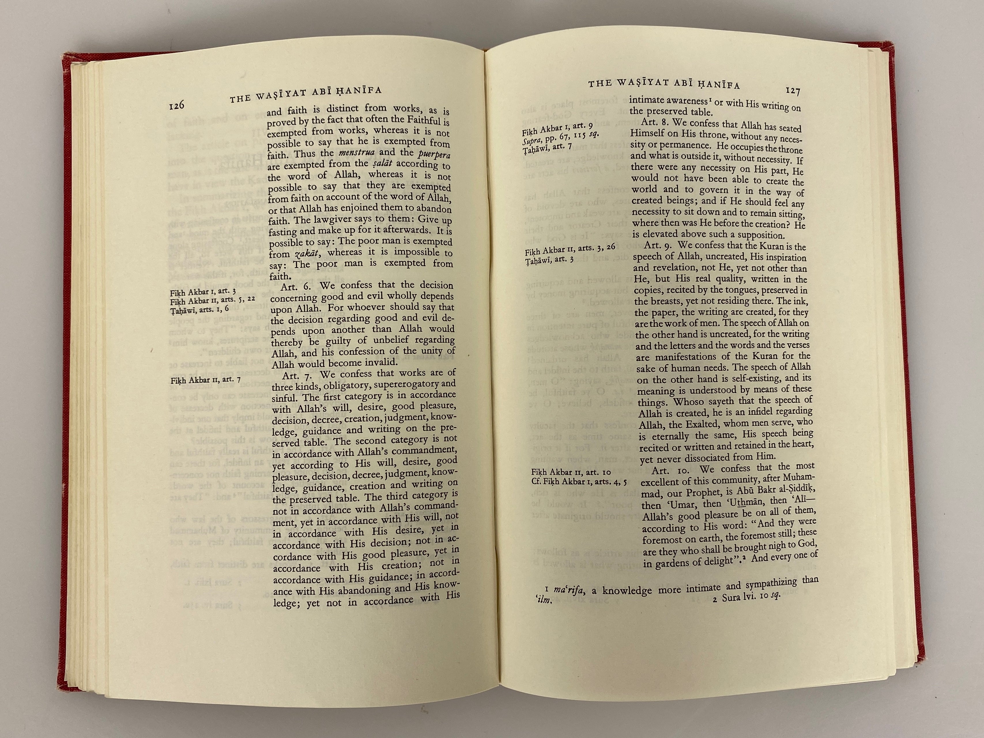 The Muslim Creed by A.J. Wensinck 1965 2nd Impression Ex-Library HC