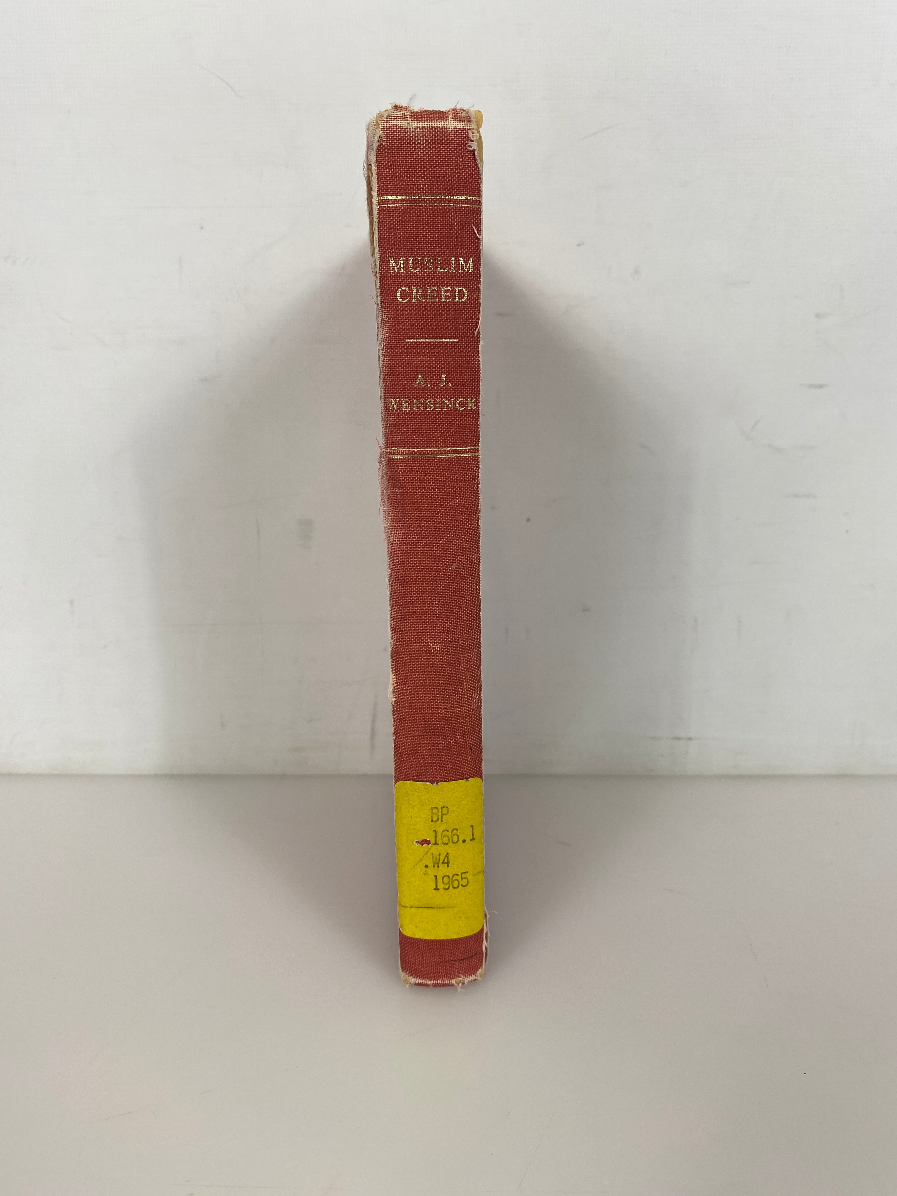 The Muslim Creed by A.J. Wensinck 1965 2nd Impression Ex-Library HC