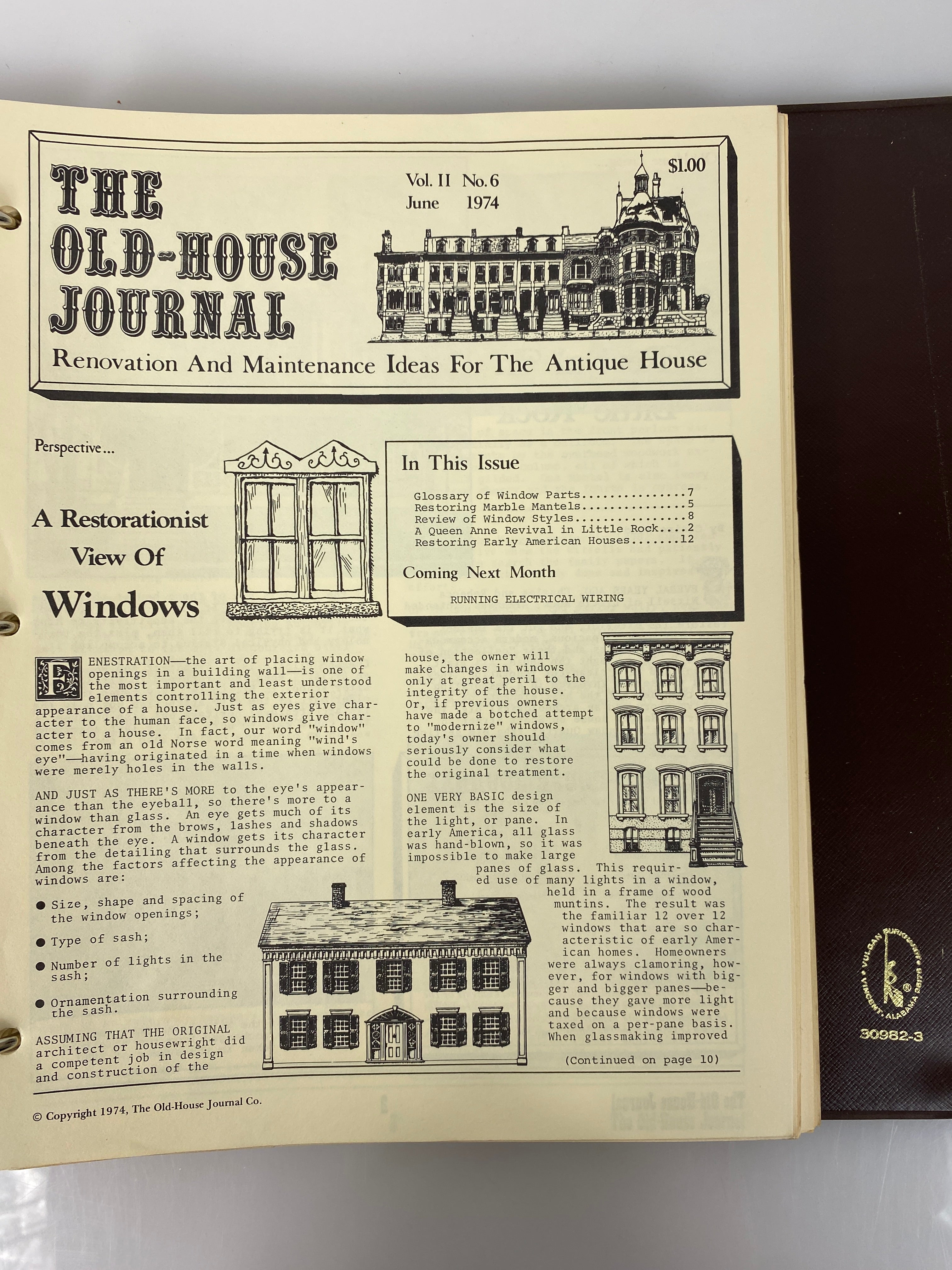 The Old-House Journal magazine/newsletter run 1973-1975 (complete run)