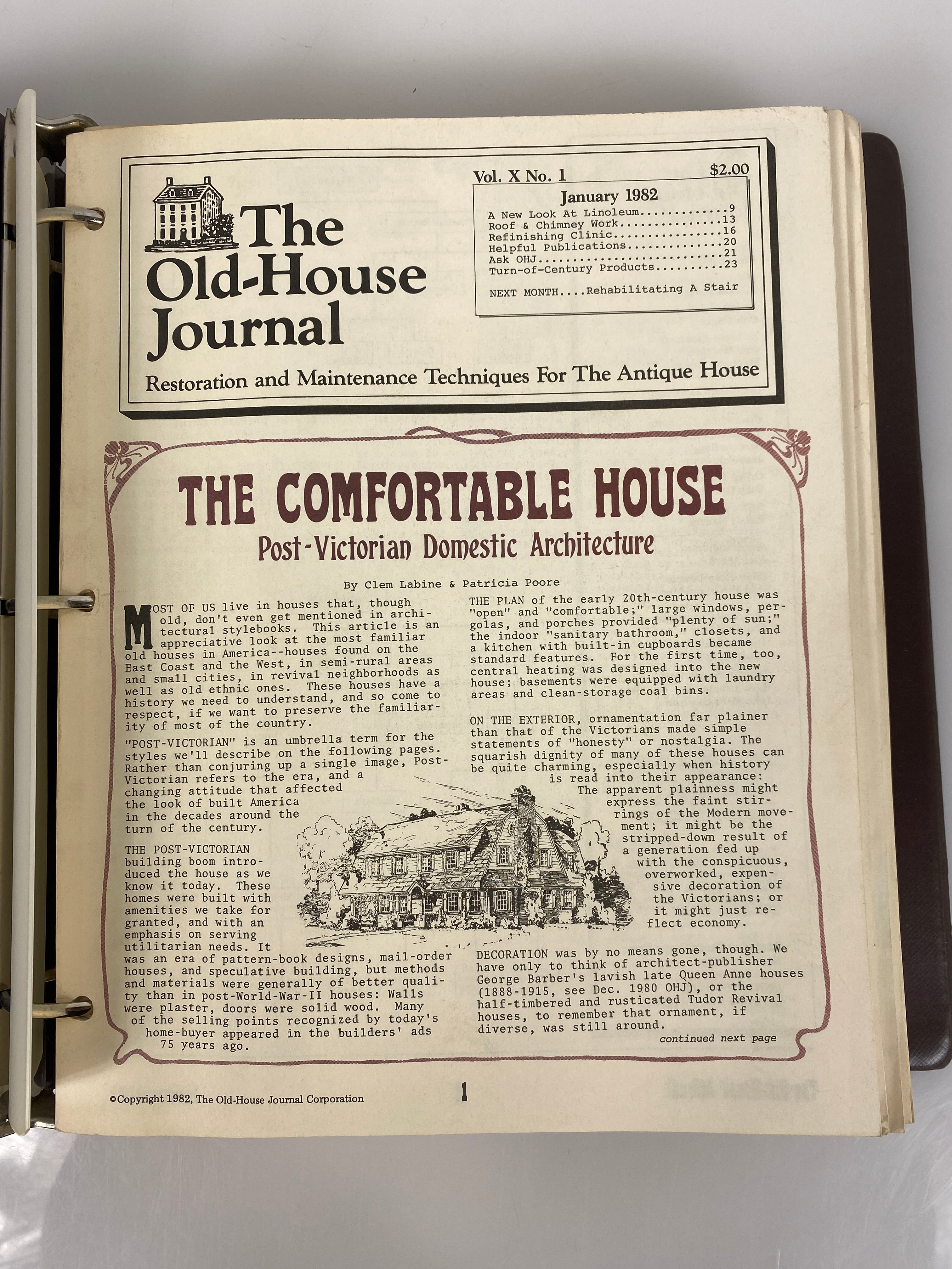 The Old-House Journal magazine/newsletter run 1976-1977 (complete run)