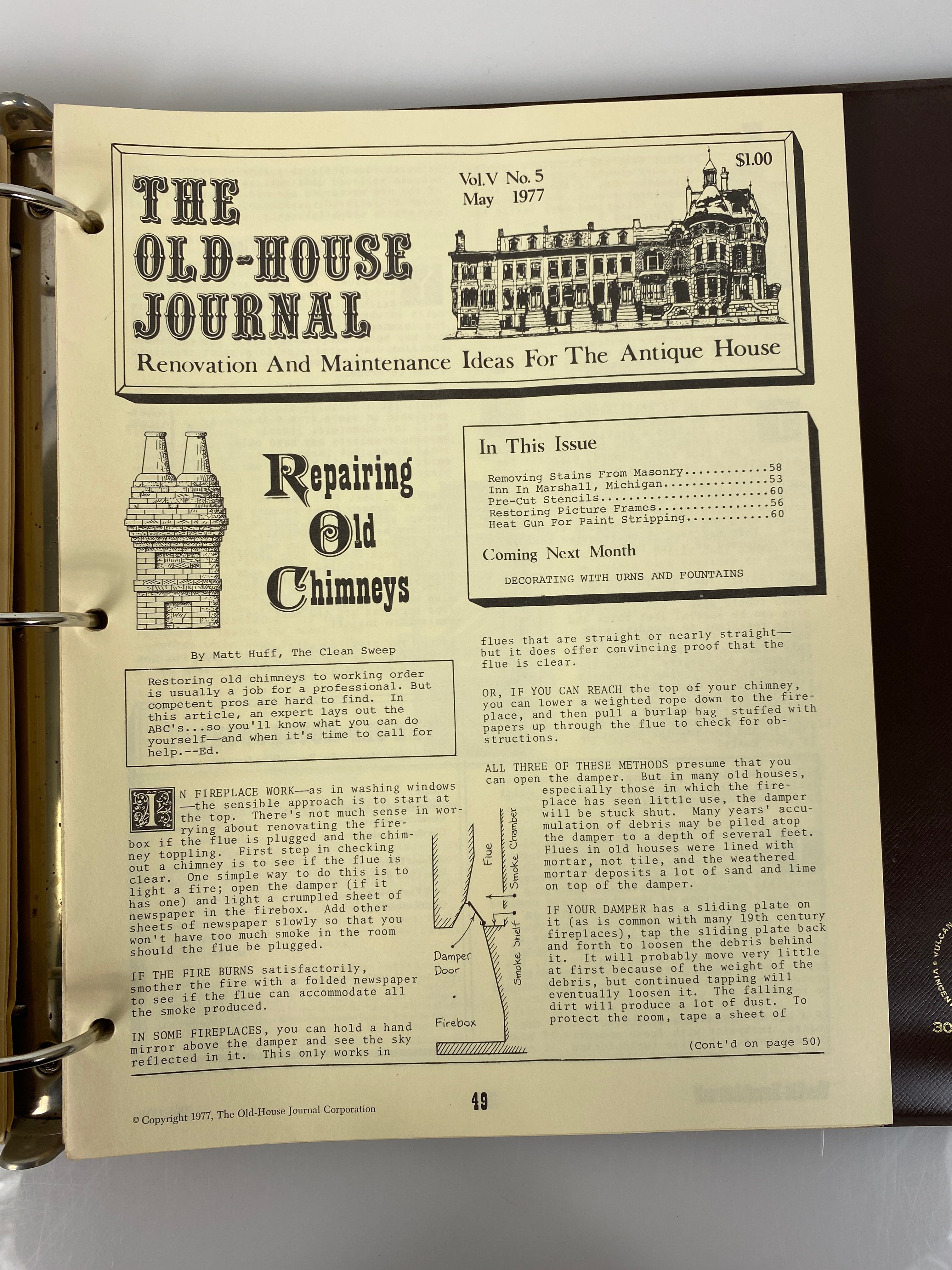 The Old-House Journal magazine/newsletter run 1976-1977 (complete run)
