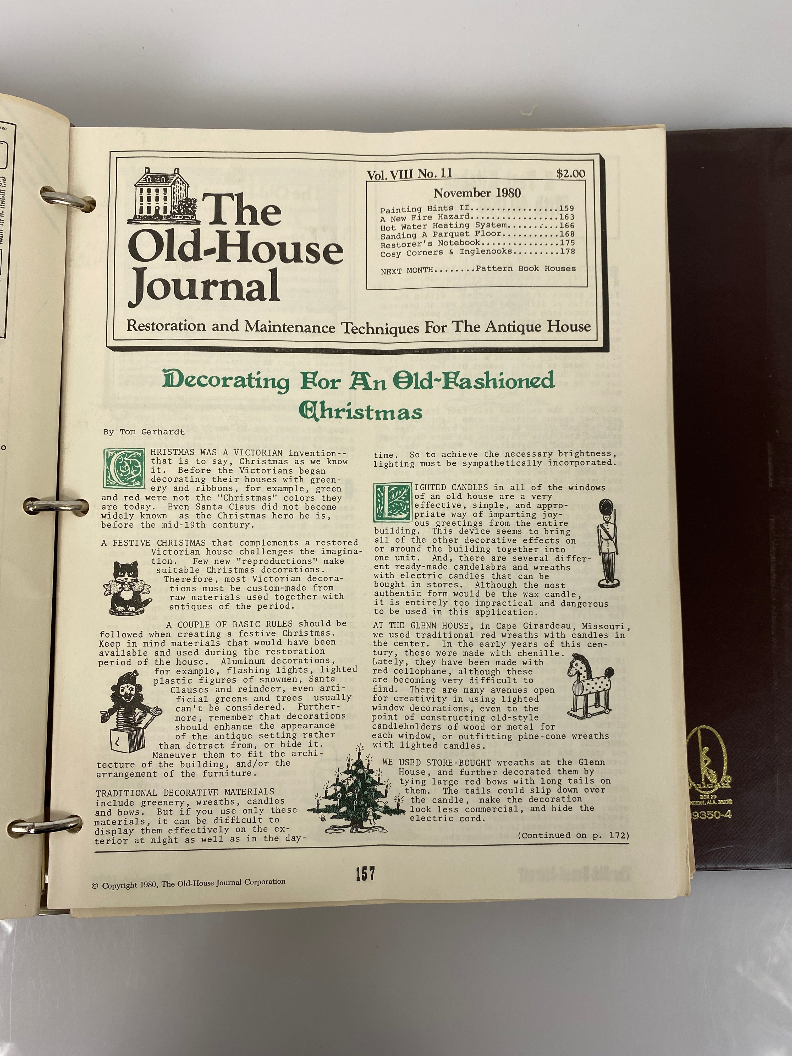 The Old-House Journal magazine/newsletter run 1980-1981 (complete run)