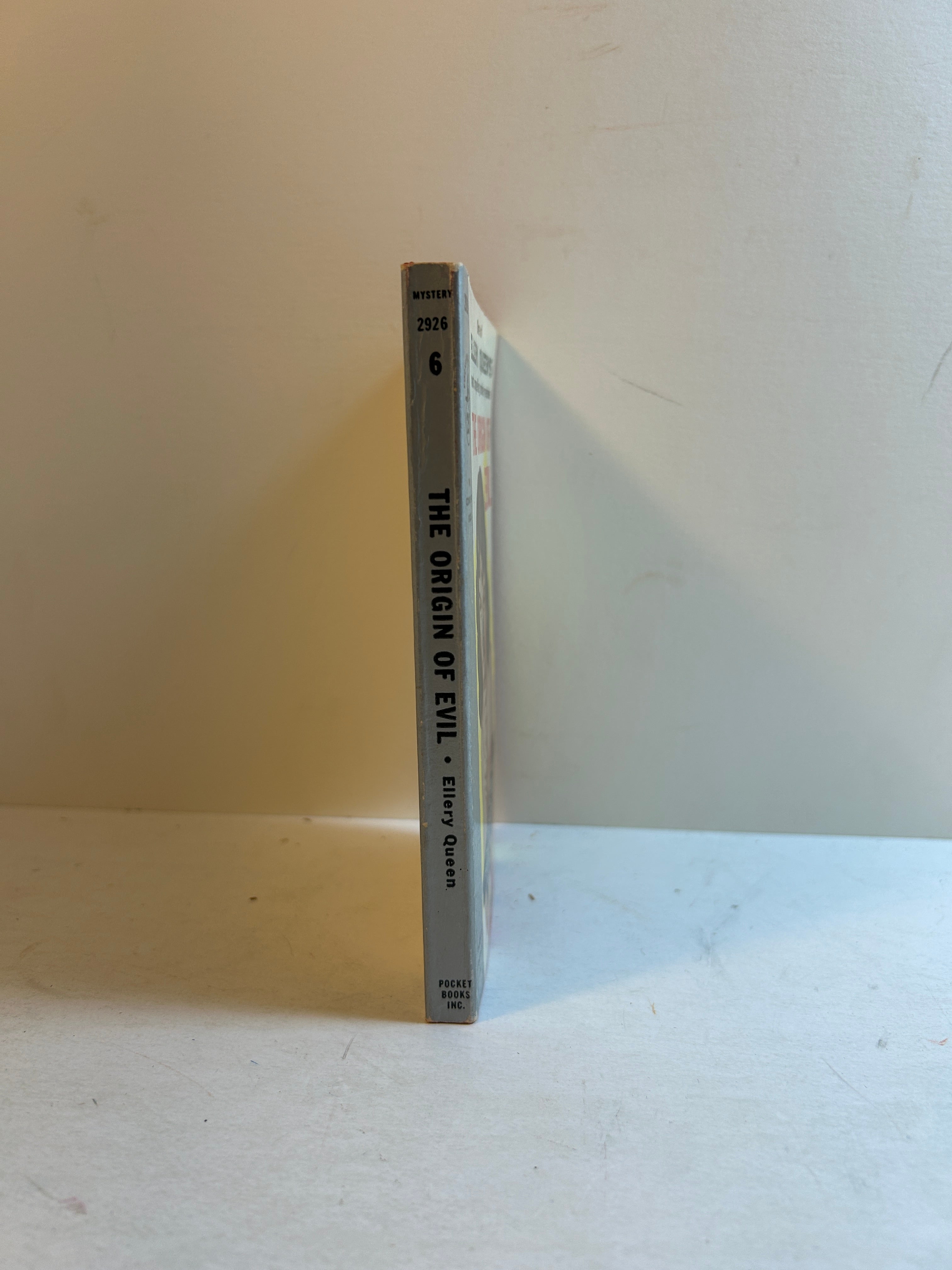 The Origin of Evil by Ellery Queen 4th Printing Pocket Book 1957 SC