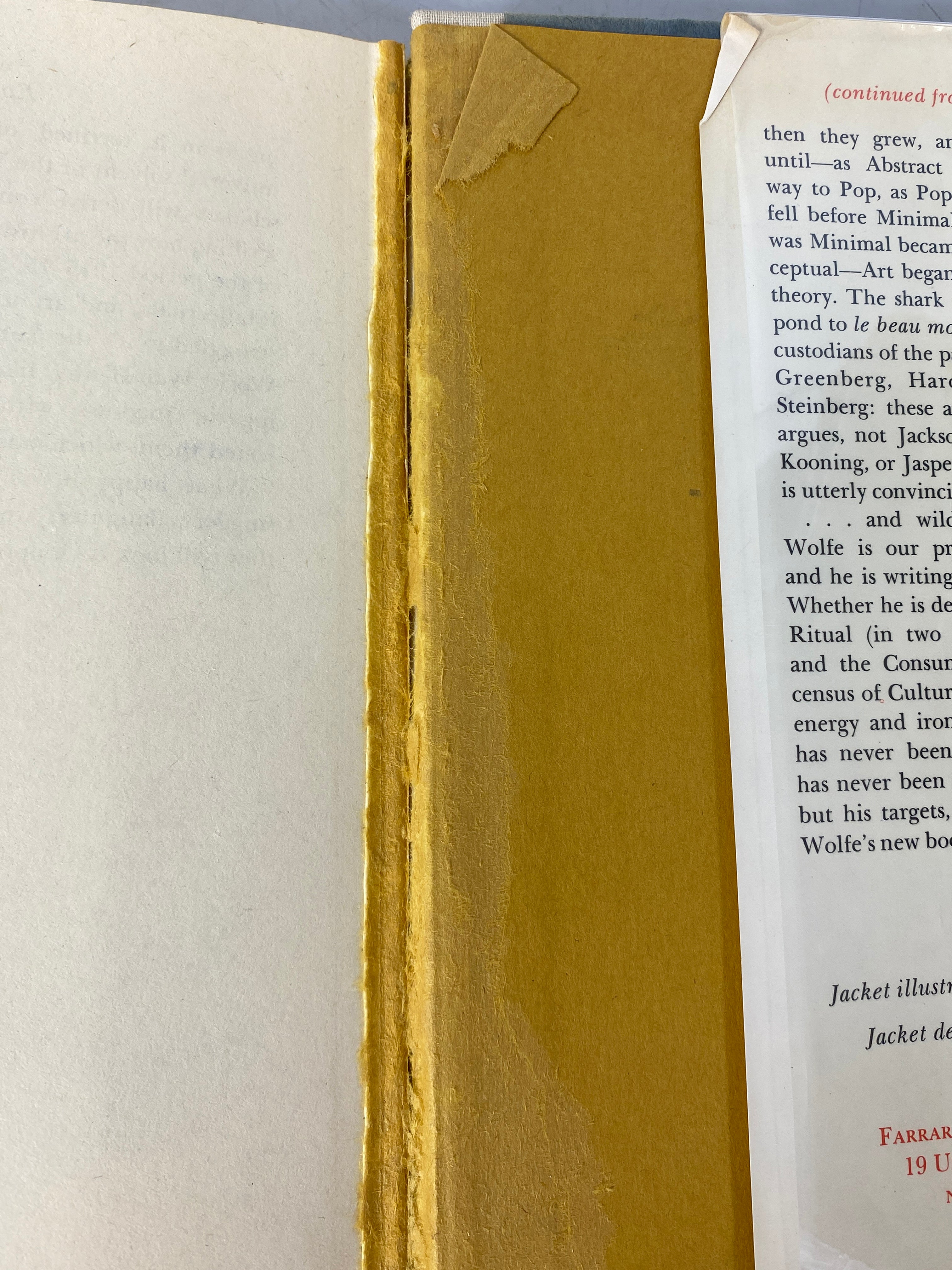 The Painted Word by Tom Wolfe 1975 First Printing HC DJ