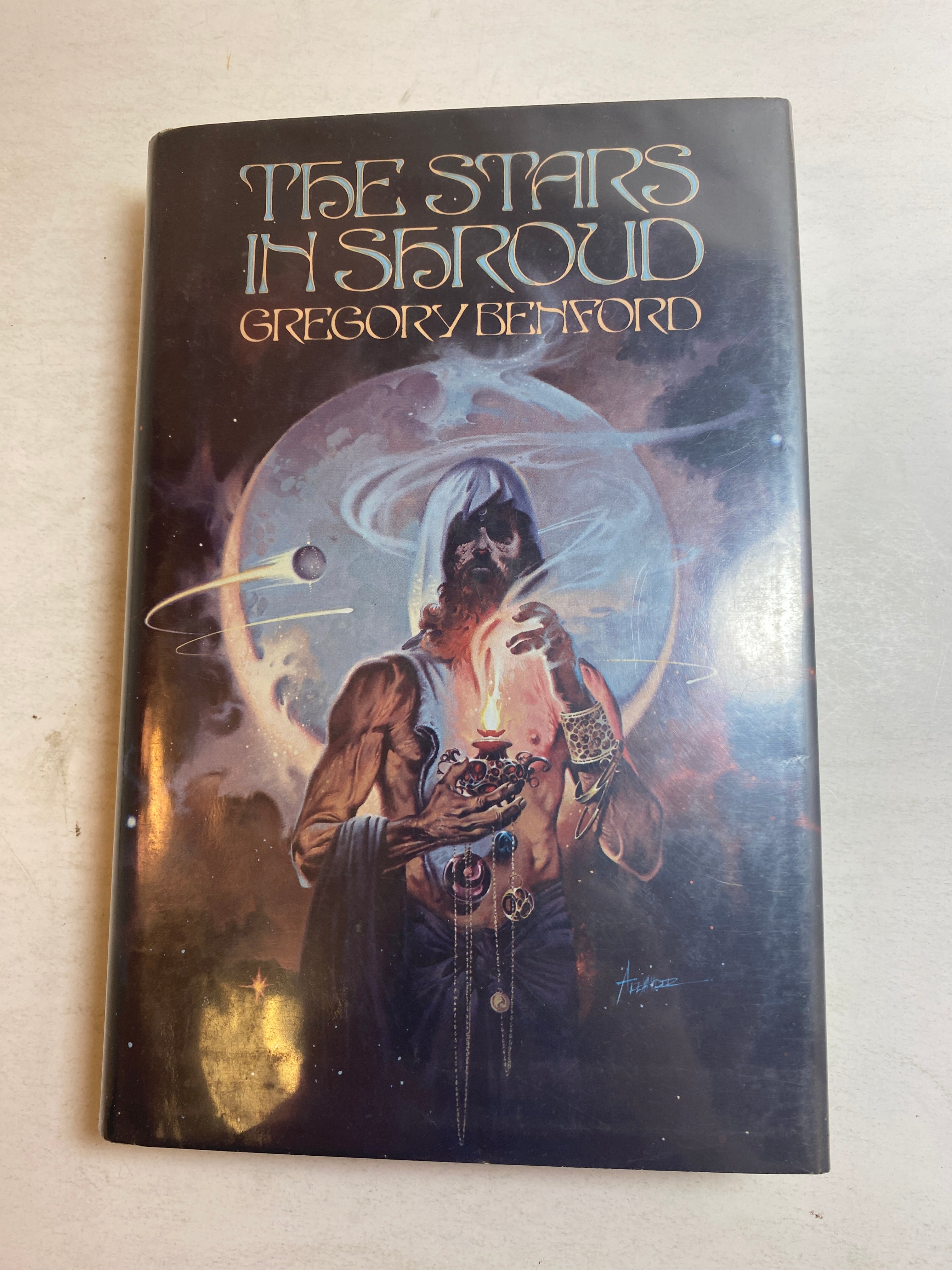 The Stars in Shroud Gregory Benford HCDJ Ex-Lib 1978