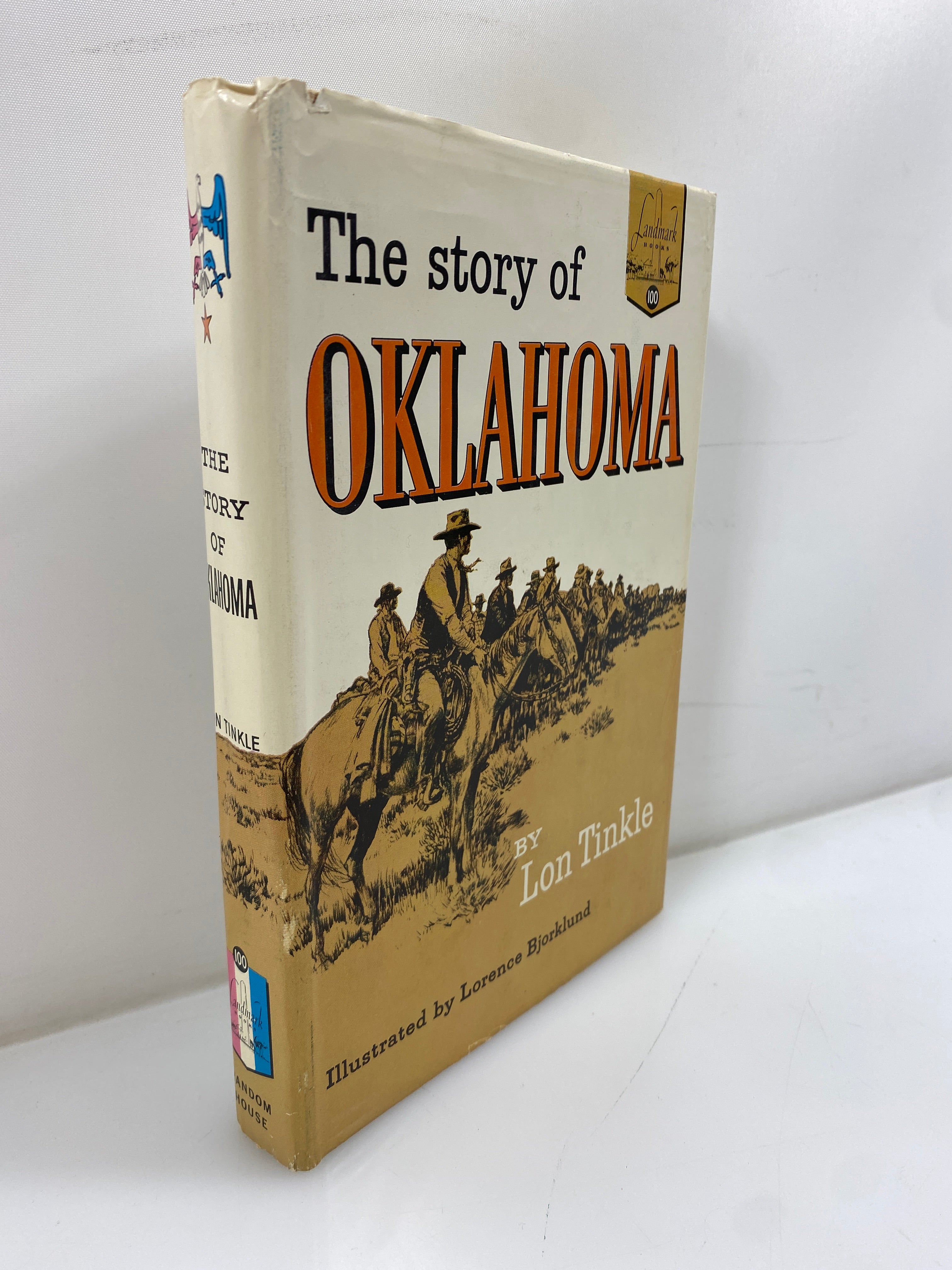 The Story of Oklahoma Lon Tinkle Random House 1962 HCDJ