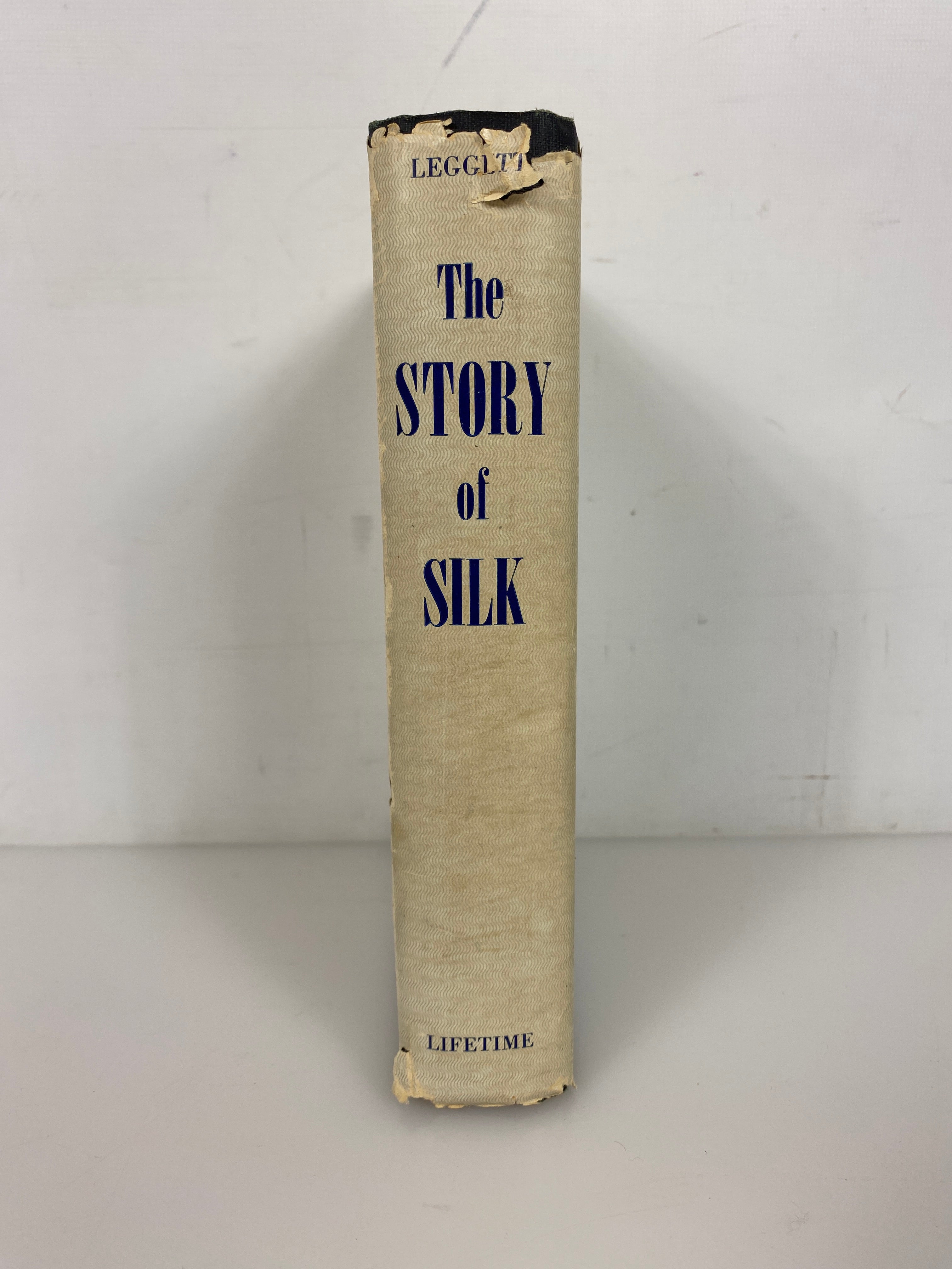 The Story of Silk by William Leggett 1949 Vintage HC DJ