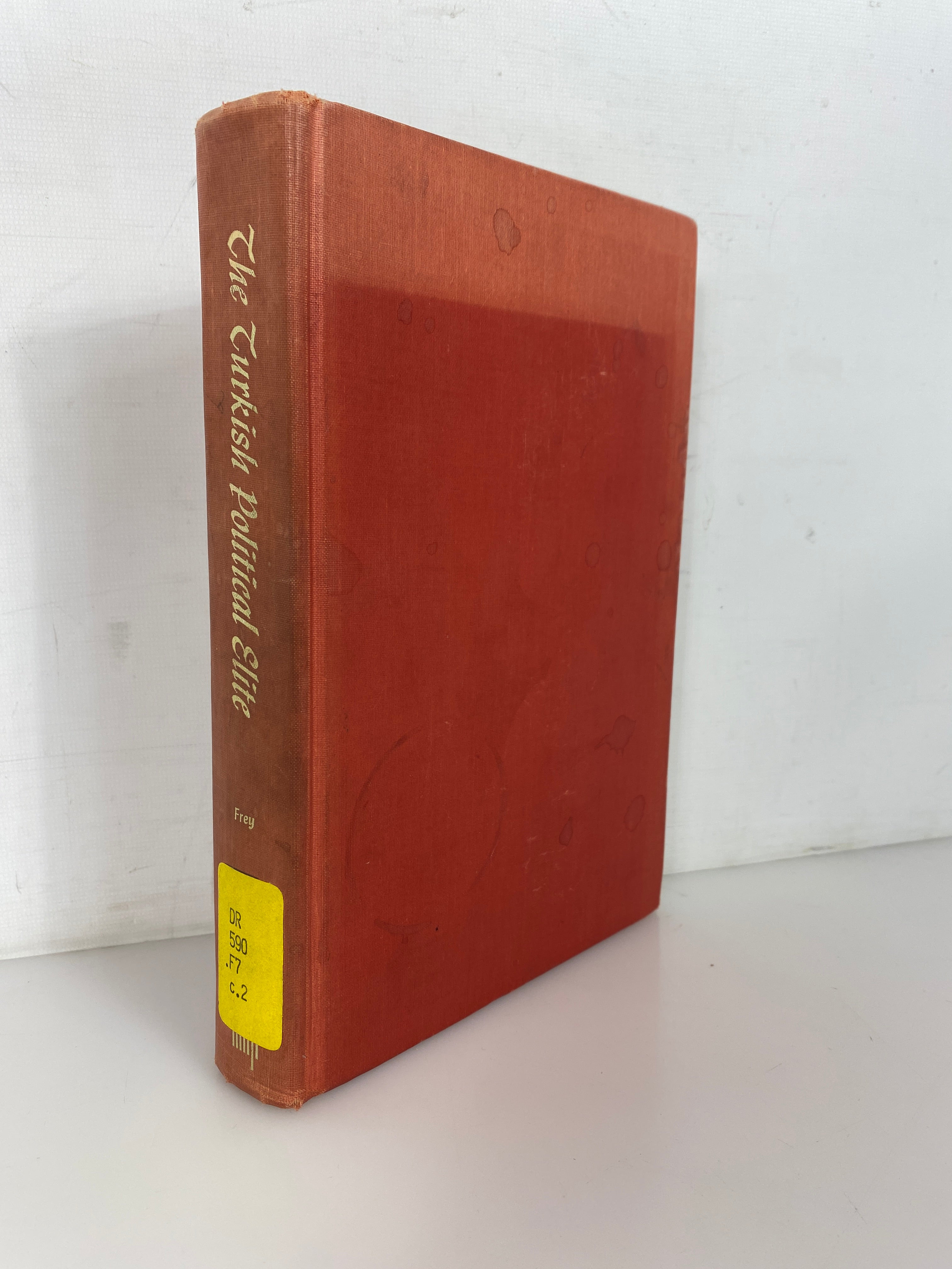 The Turkish Political Elite by Frederick Frey 1965 Ex-Library HC