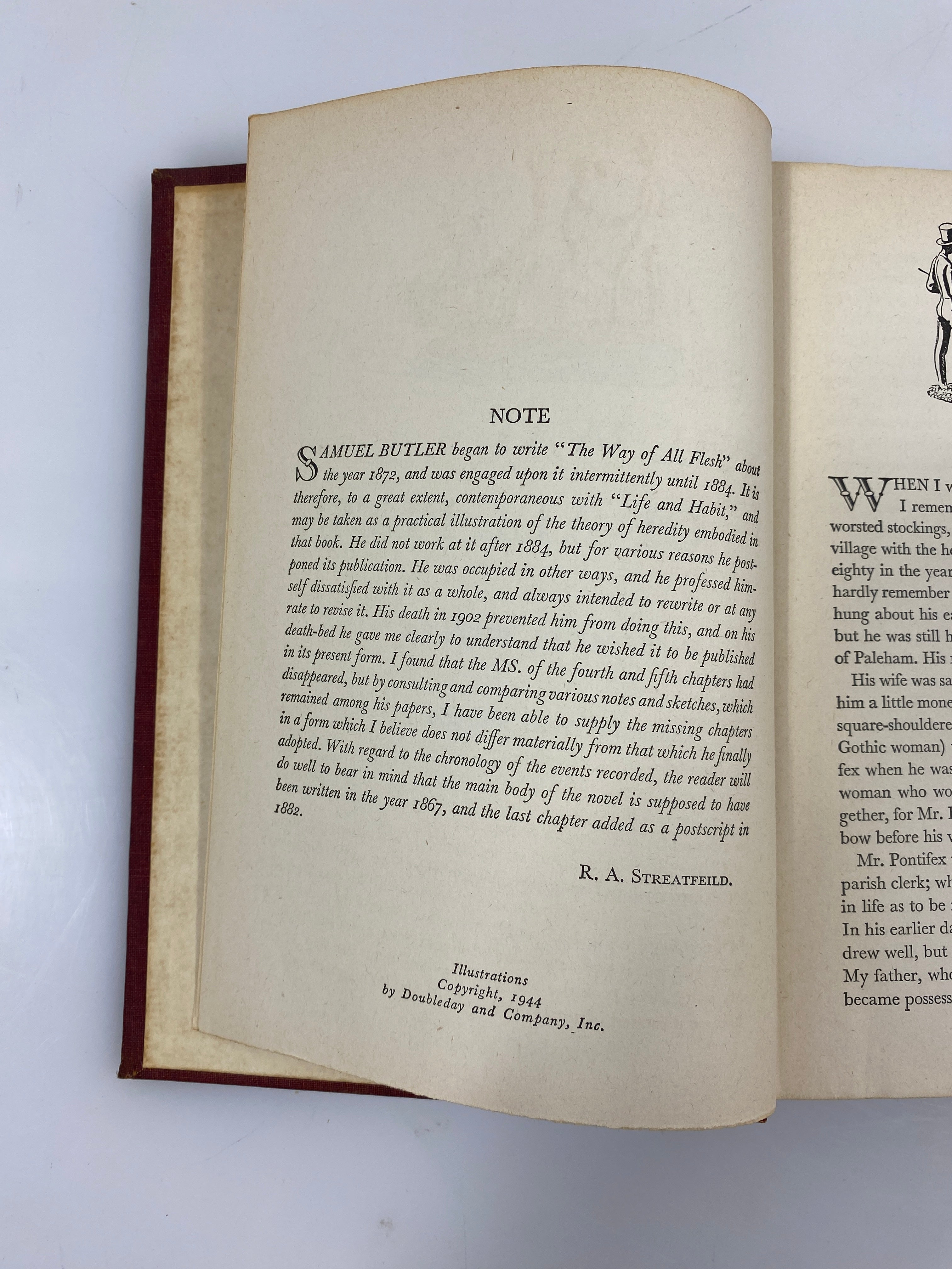 The Way of All Flesh by Samuel Butler 1944 HC