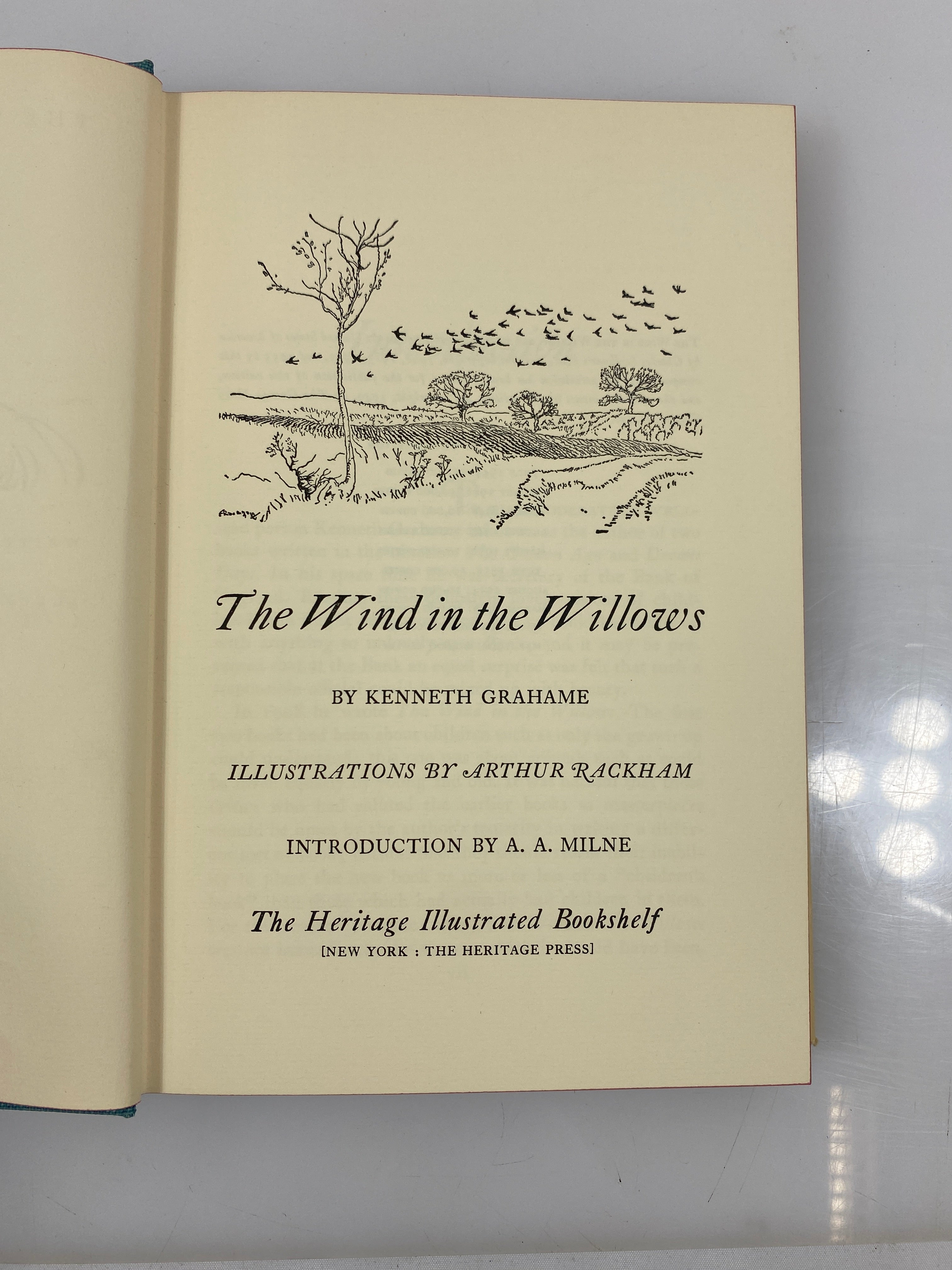 The Wind in the Willows Heritage Illustrated Bookshelf 1962 HC Slipcase