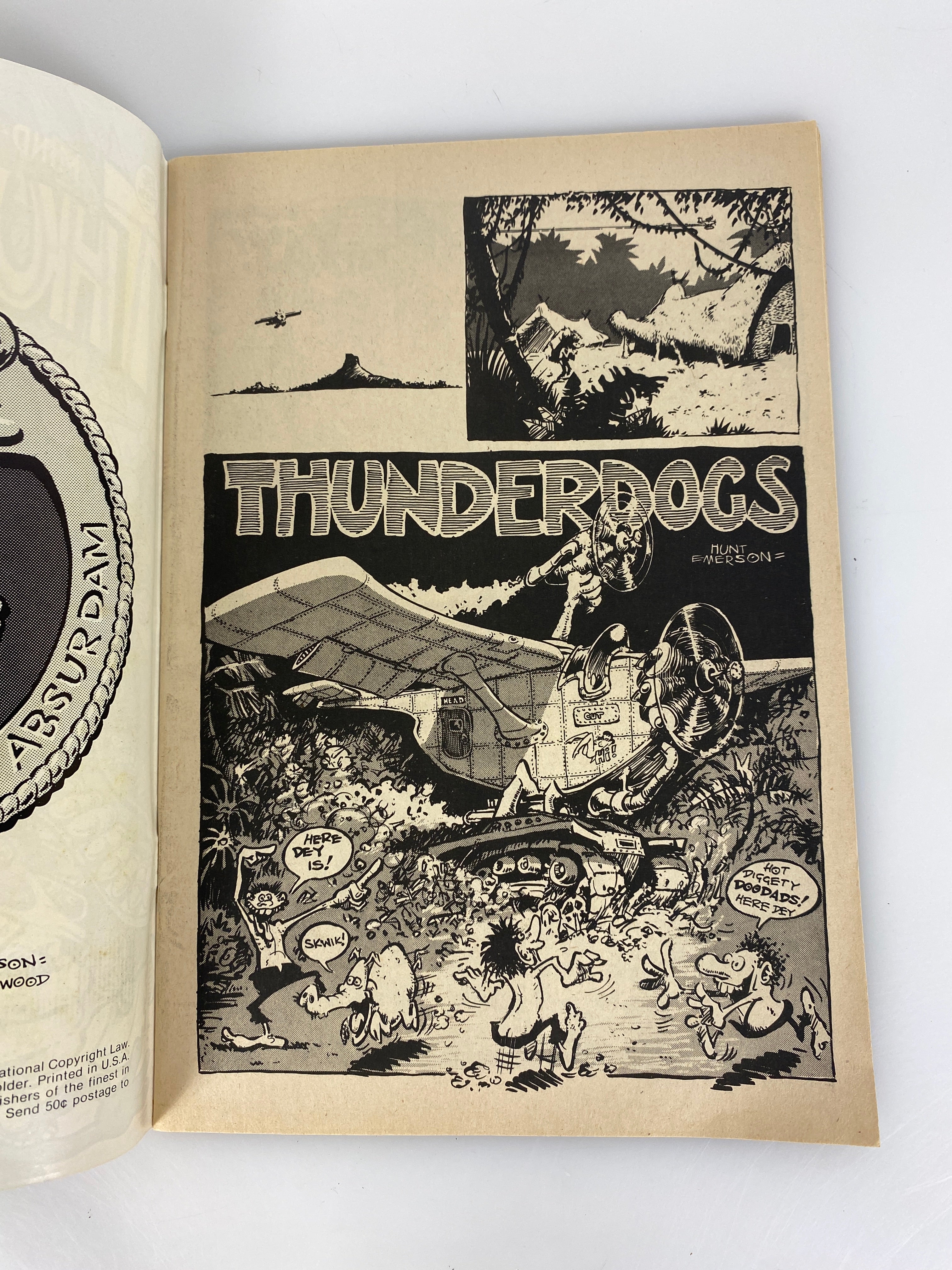 Thunderdogs Hunt Emerson Rip Off Press Comic 1981