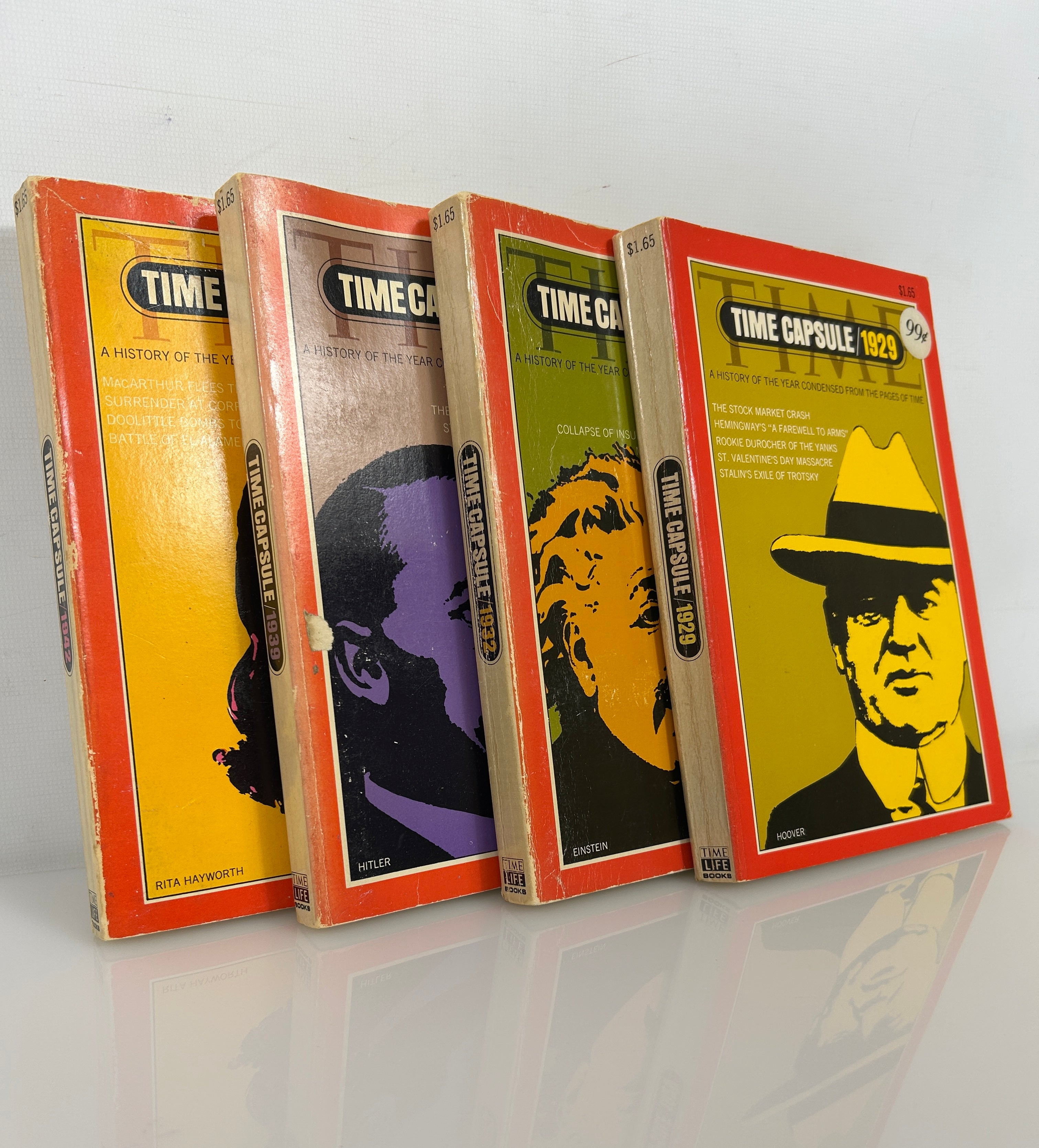 TIME CAPSULE Lot Of 4 Paperback Books 1929~1932 ~ 1939 ~ 1942 SC