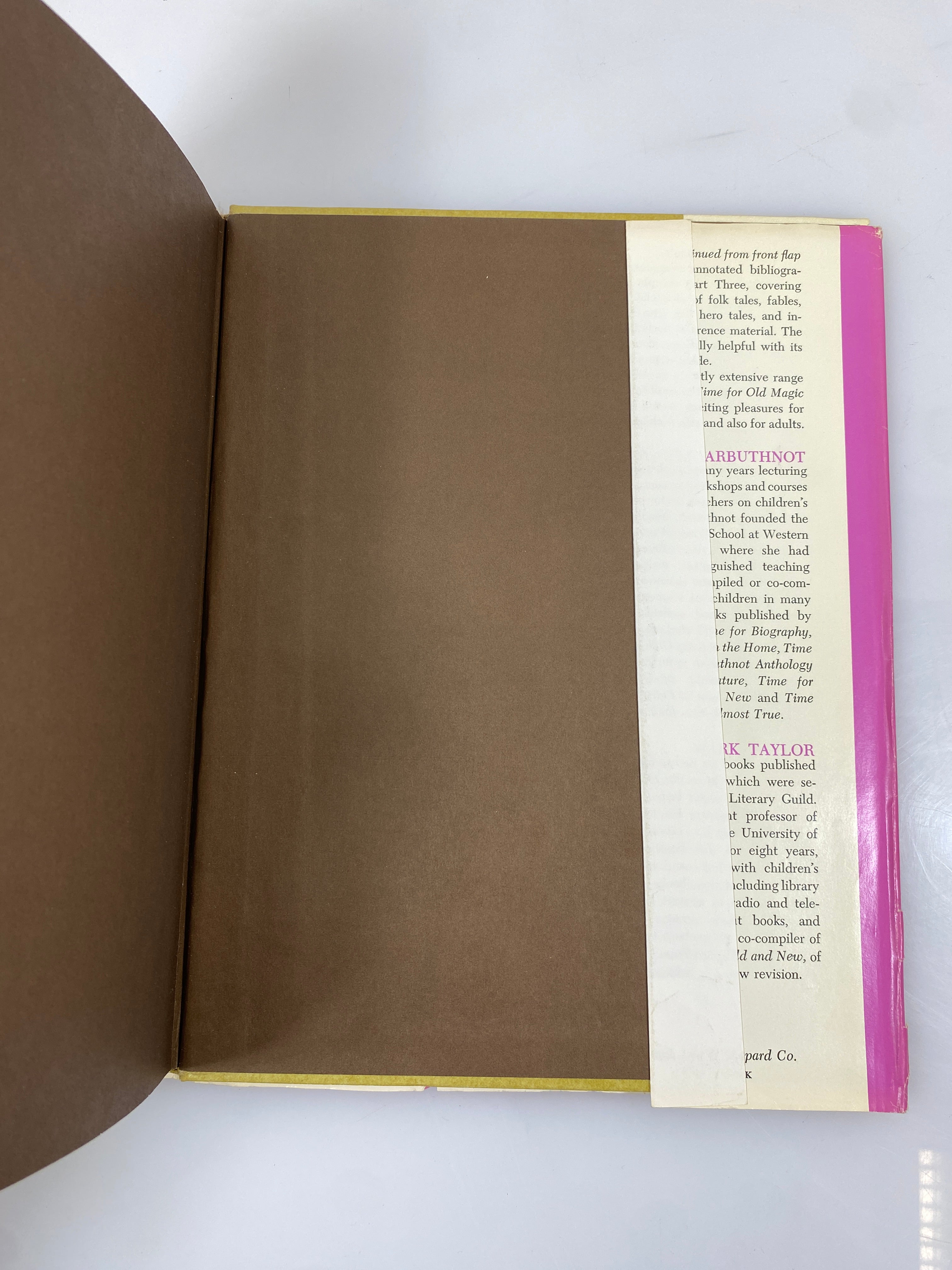 Time for Old Magic by Arbuthnot/Taylor 1970 Myths & Fairy Tales HC DJ