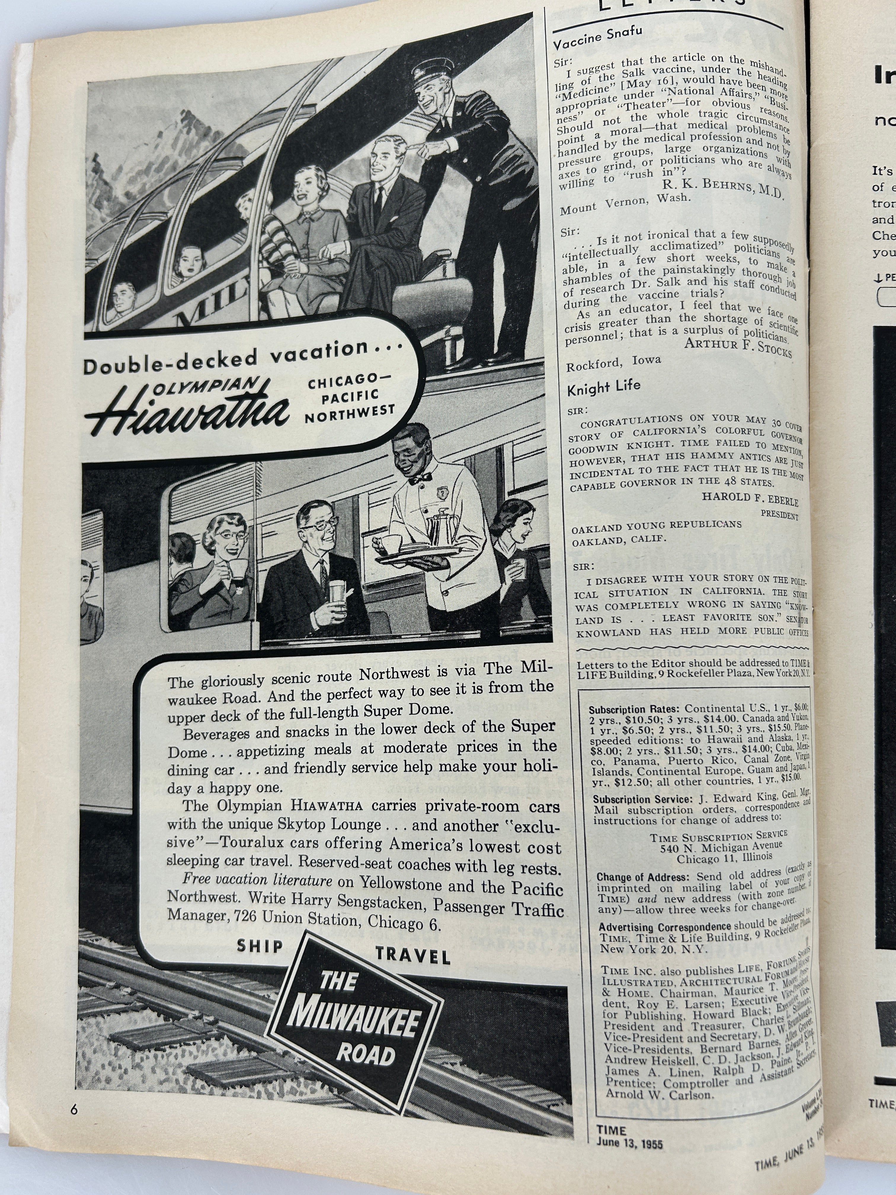 Time June 13,1955- Gwen Verdon Damn Yankees; King Saud; Marilyn Monroe; Iran