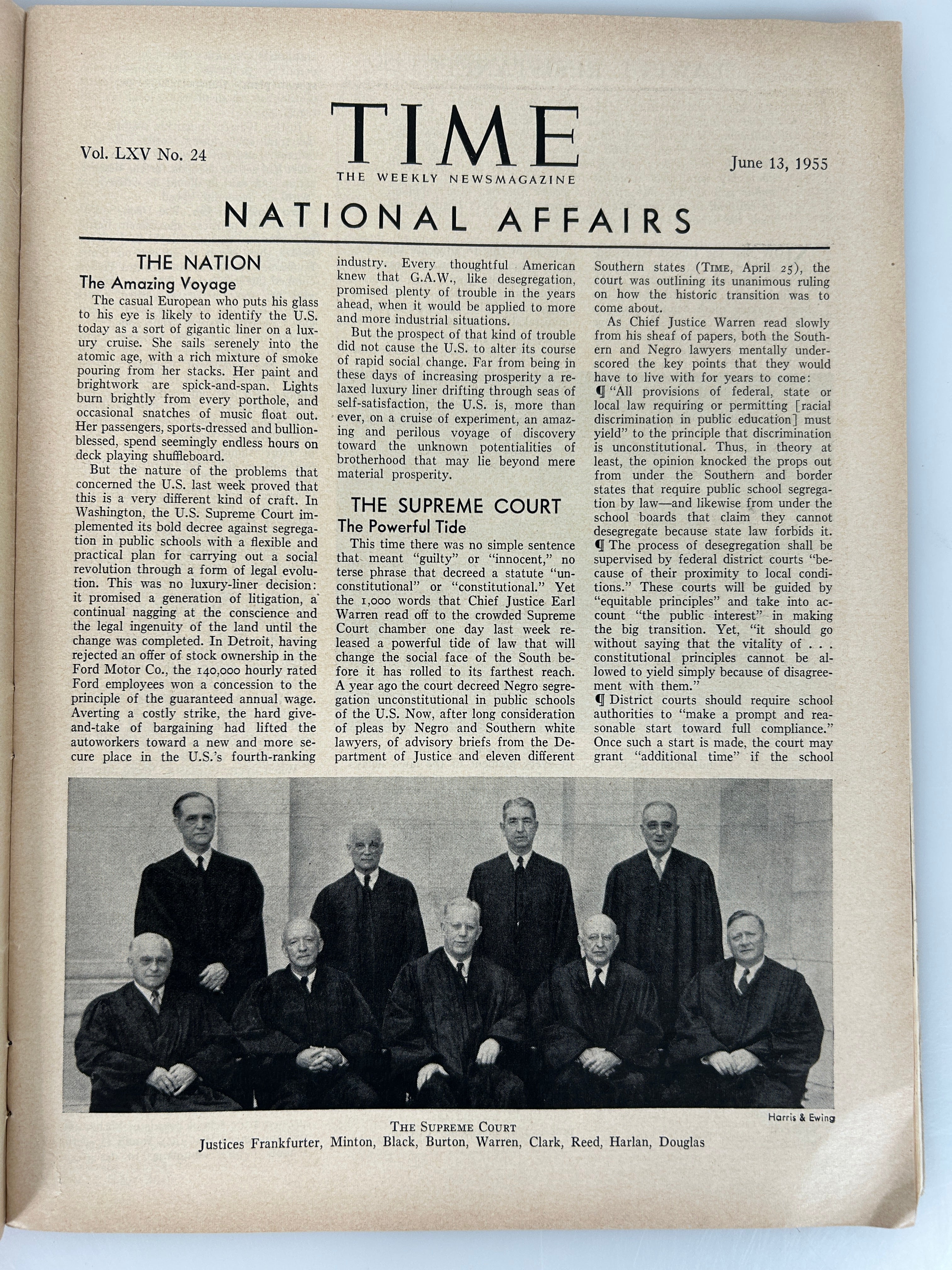 Time June 13,1955- Gwen Verdon Damn Yankees; King Saud; Marilyn Monroe; Iran