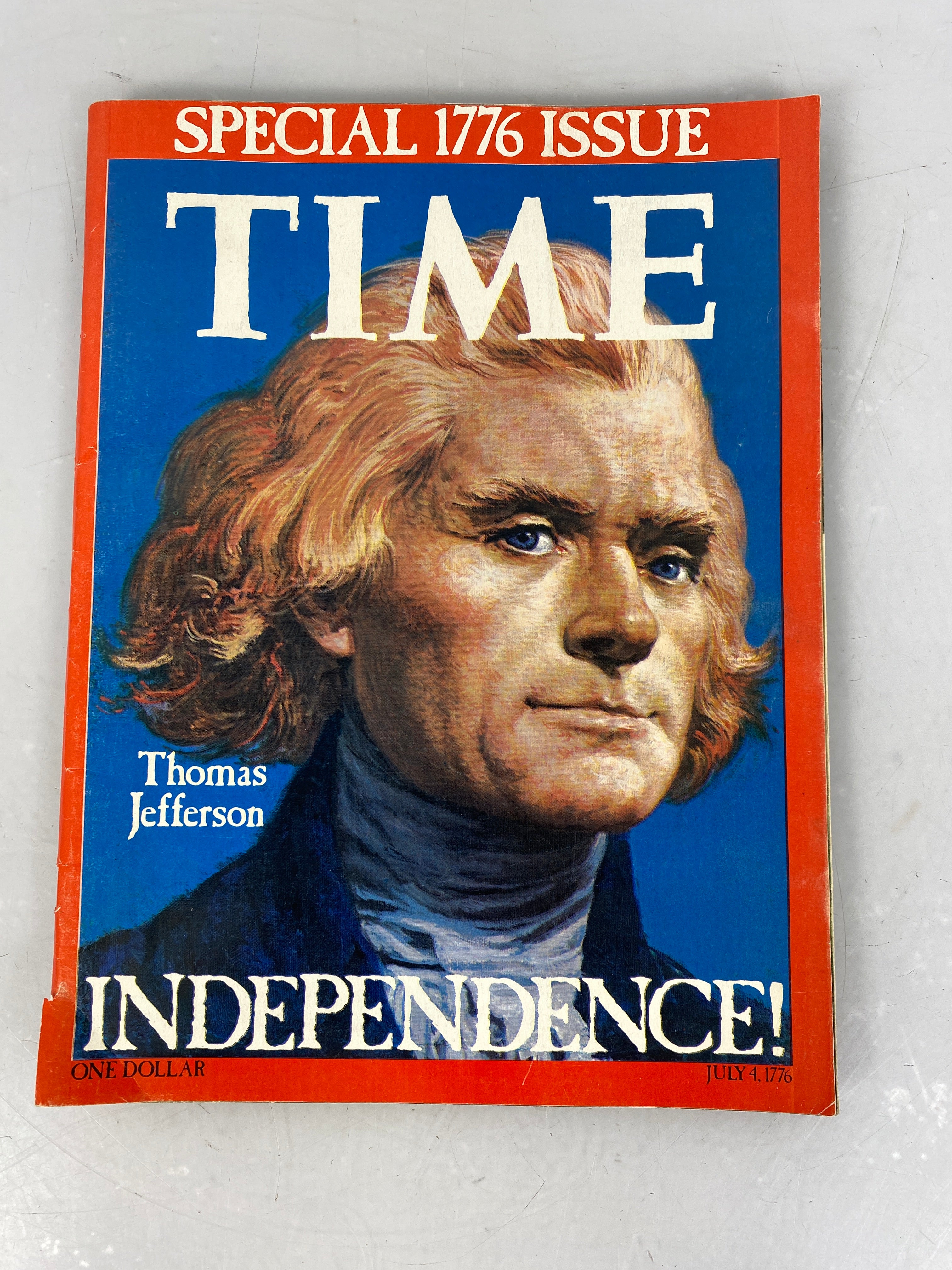Time Magazine 1776 Independence Issue Thomas Jefferson
