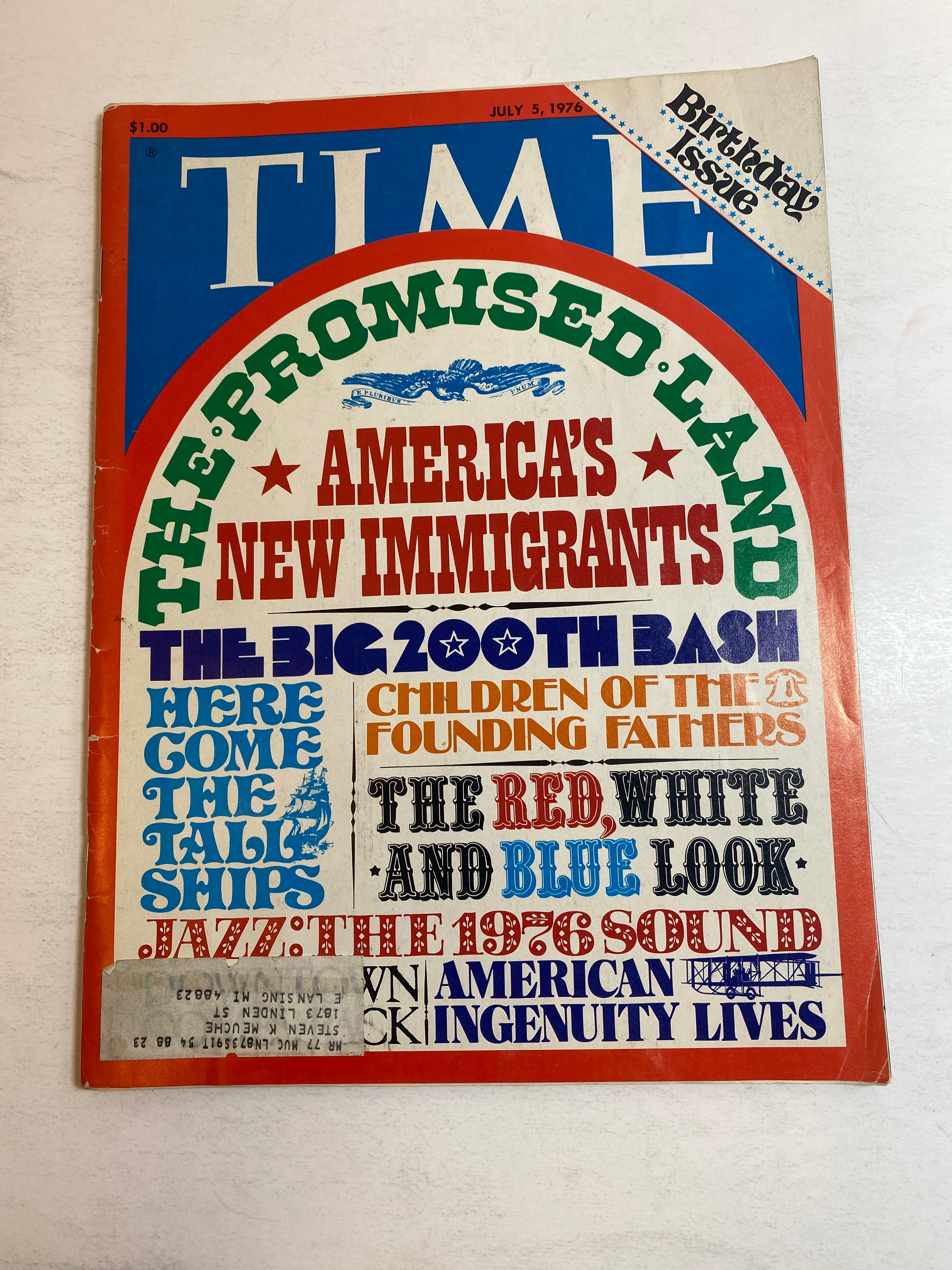 Time Magazine 1976 Bicentennial Issue