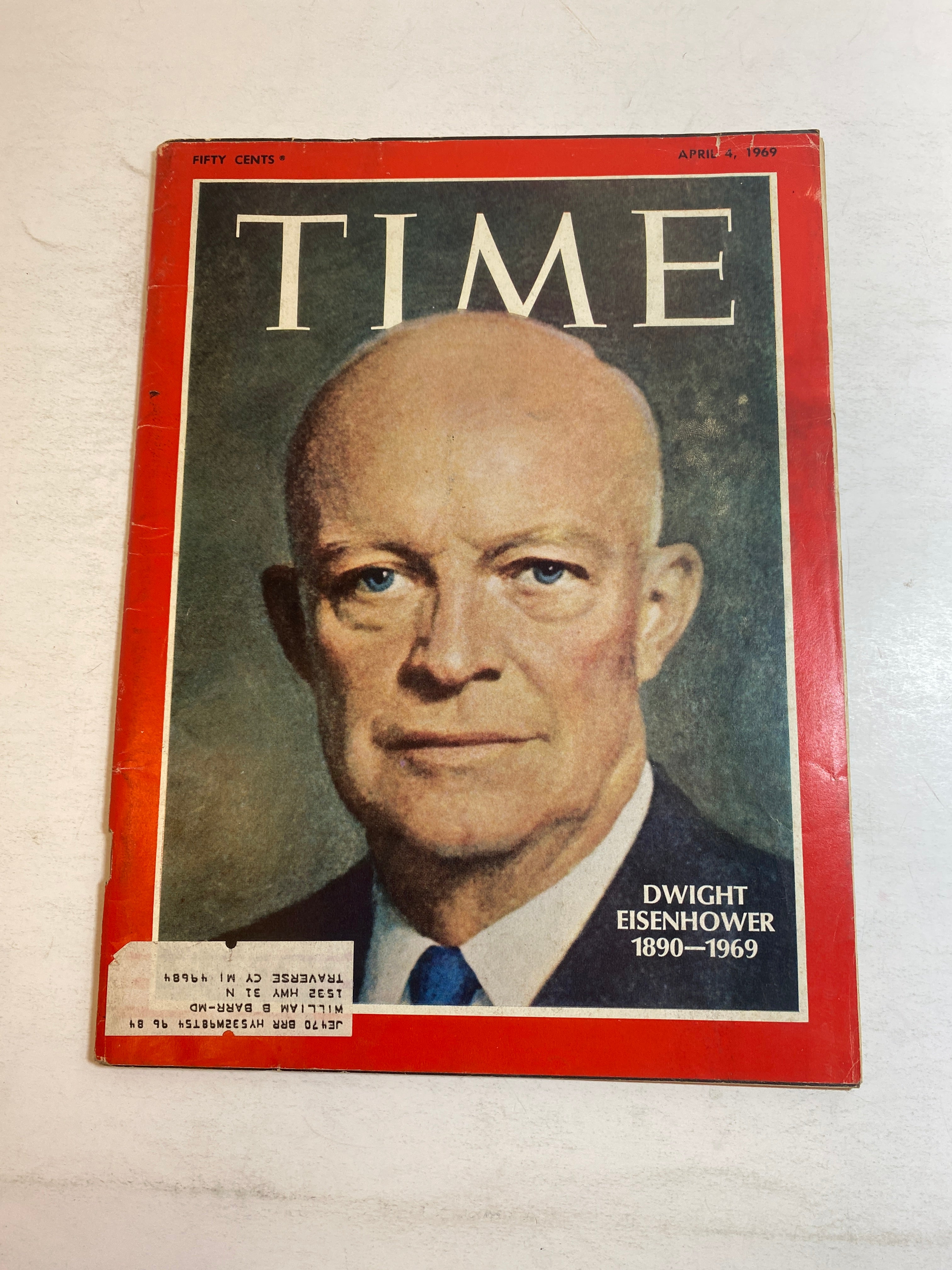 Time Magazine April 4, 1969 President Dwight Eisenhower