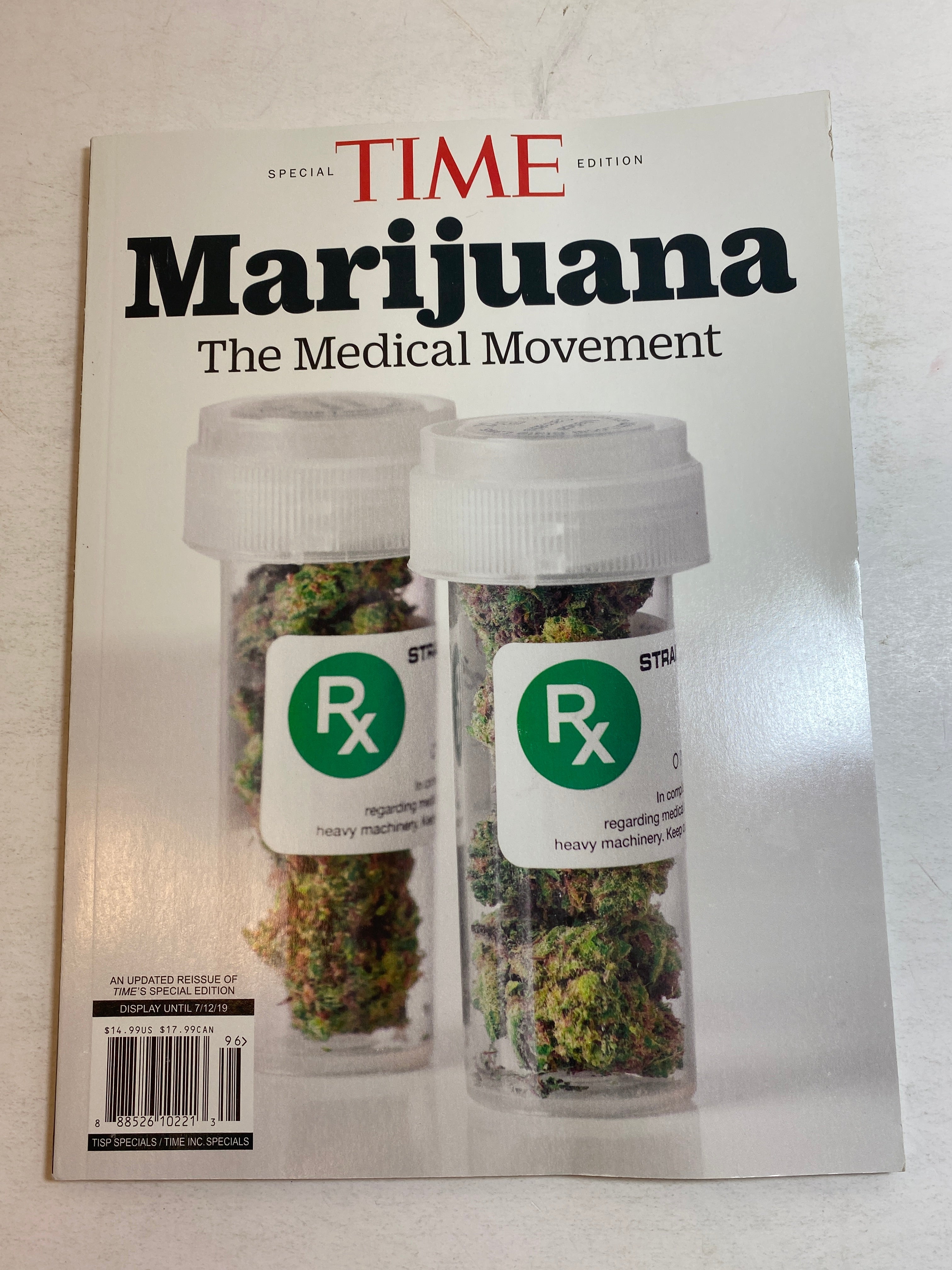 Time Magazine Special Marijuana Medical Movement 2019