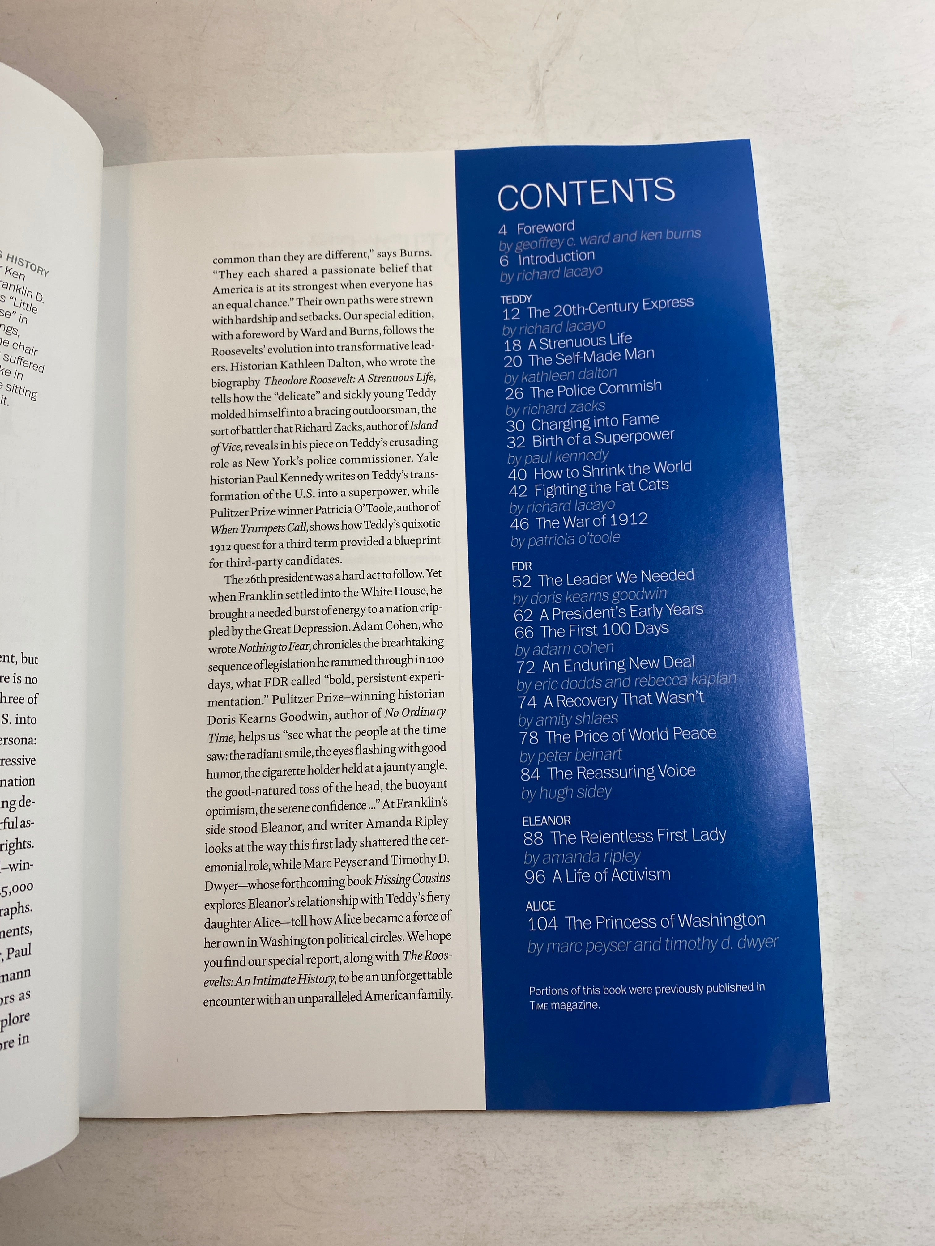 Time Magazine Special The Roosevelts 2014