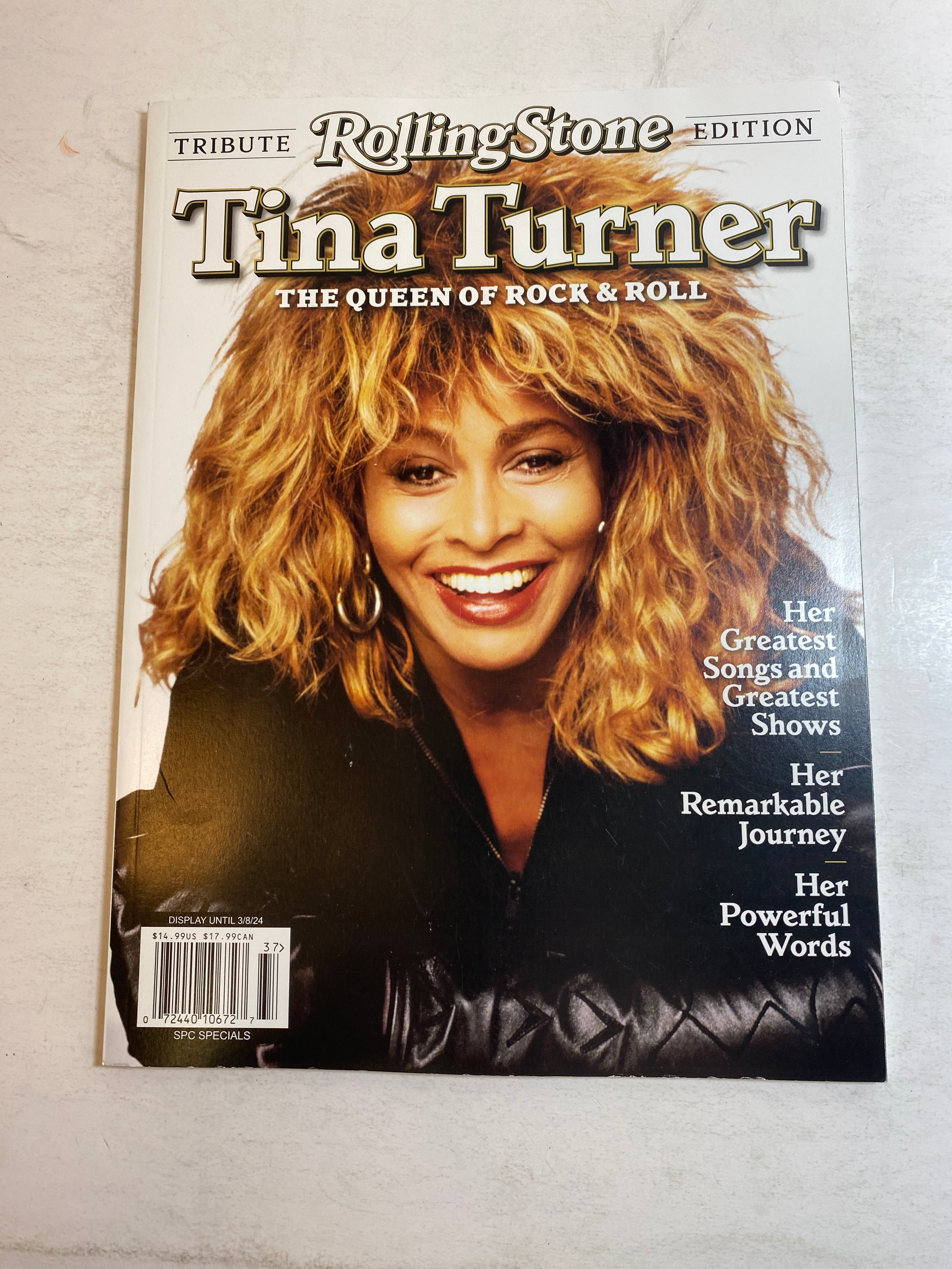 Tina Turner Rolling Stone Tribute Magazine 2024
