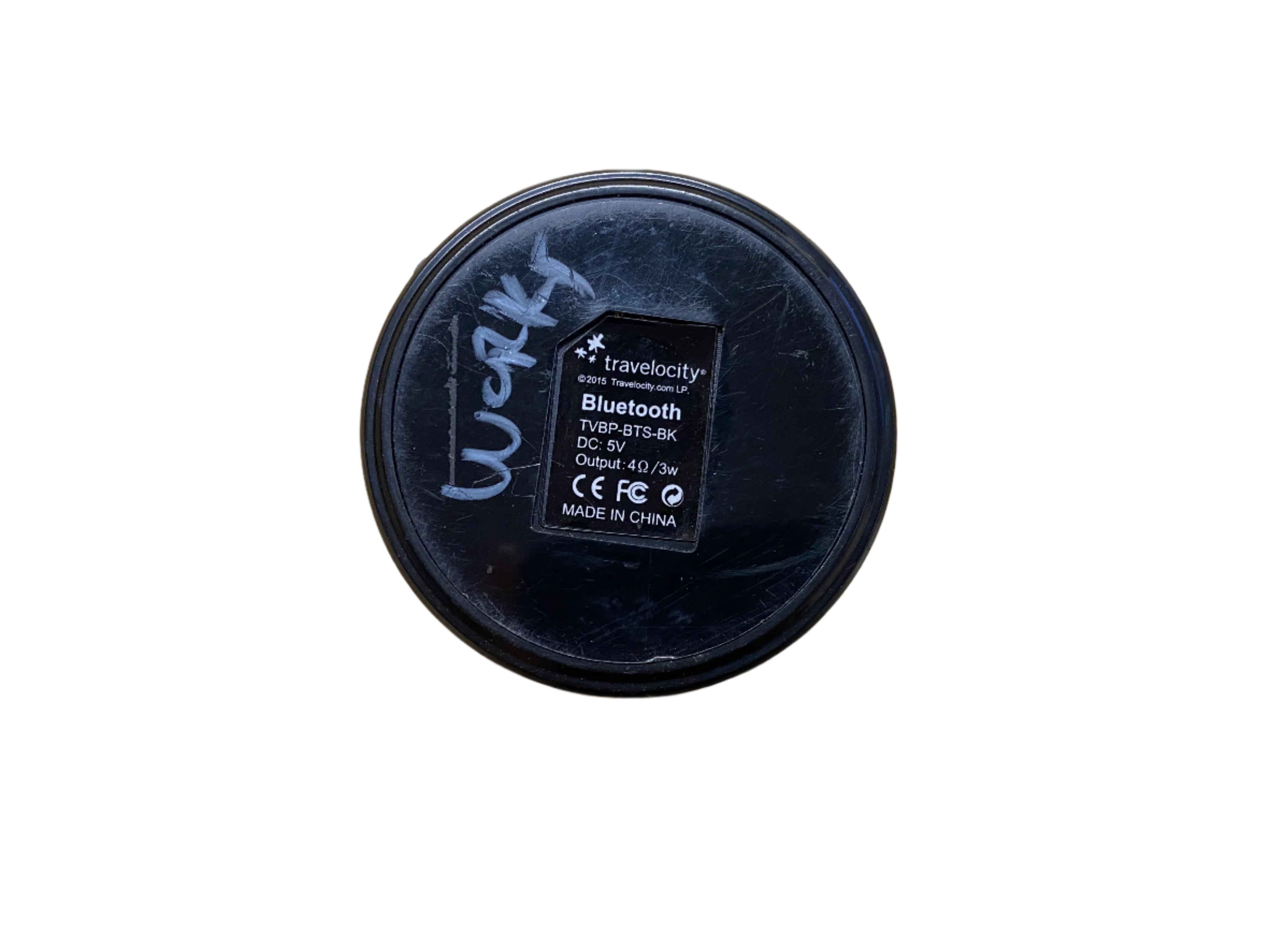 Travelocity Portable Bluetooth Speaker TVBP-BTS-BK