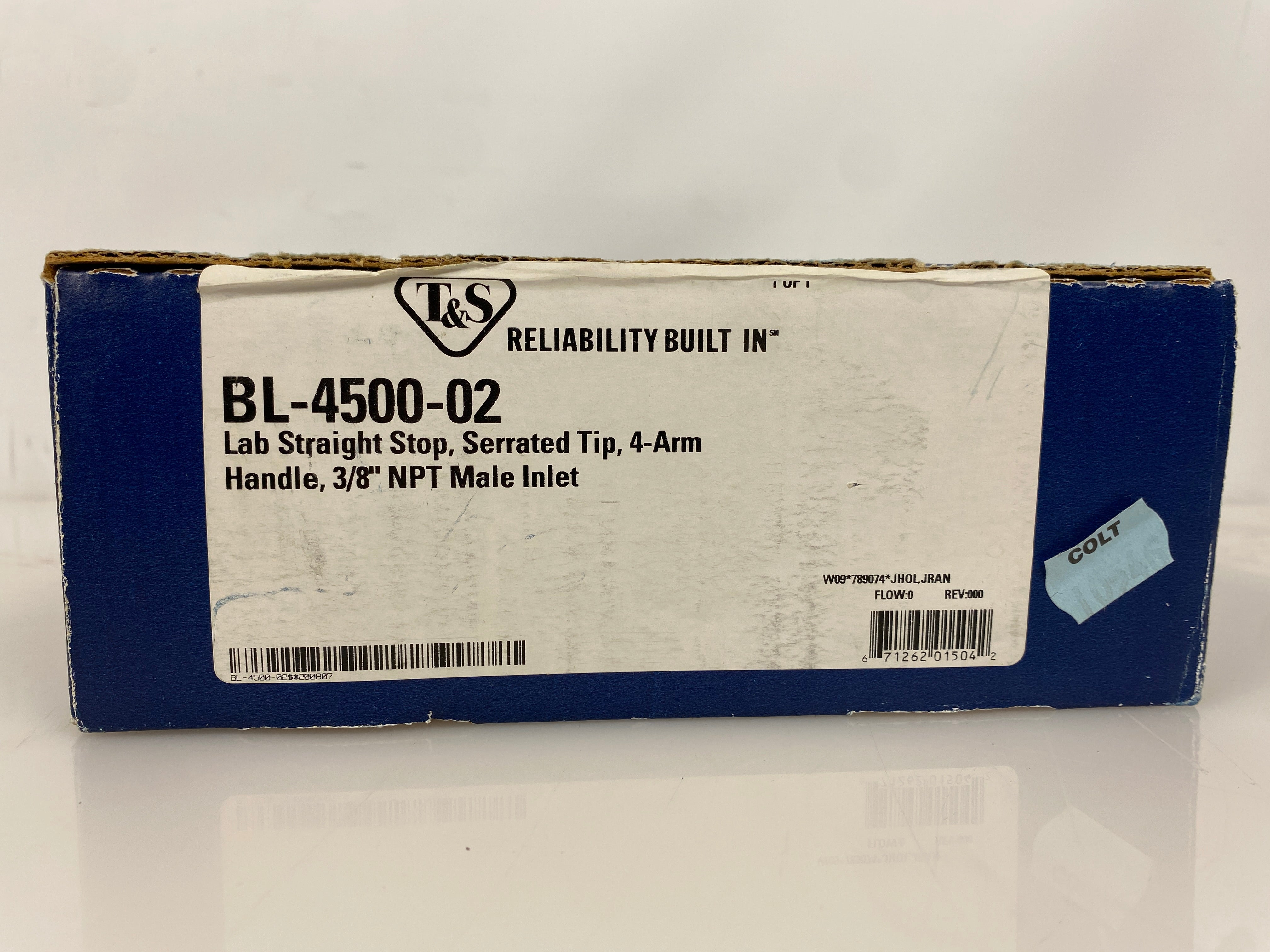 T&S Lab Straight Stop 3/8" Pack of 4