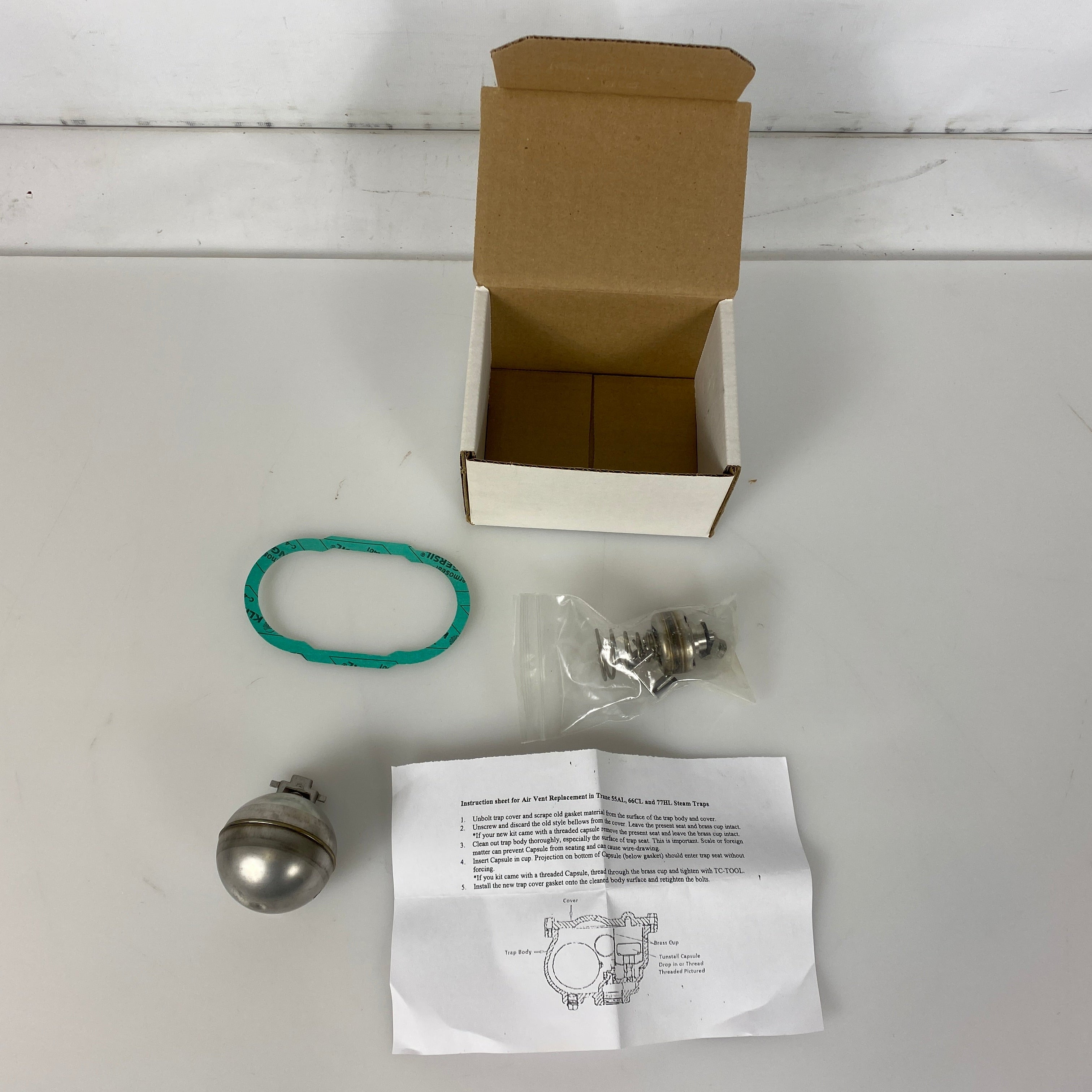 Tunstall Associates Inc #1RK-TR-55AL Repair Kit for Trane 3/4" 5 Pack