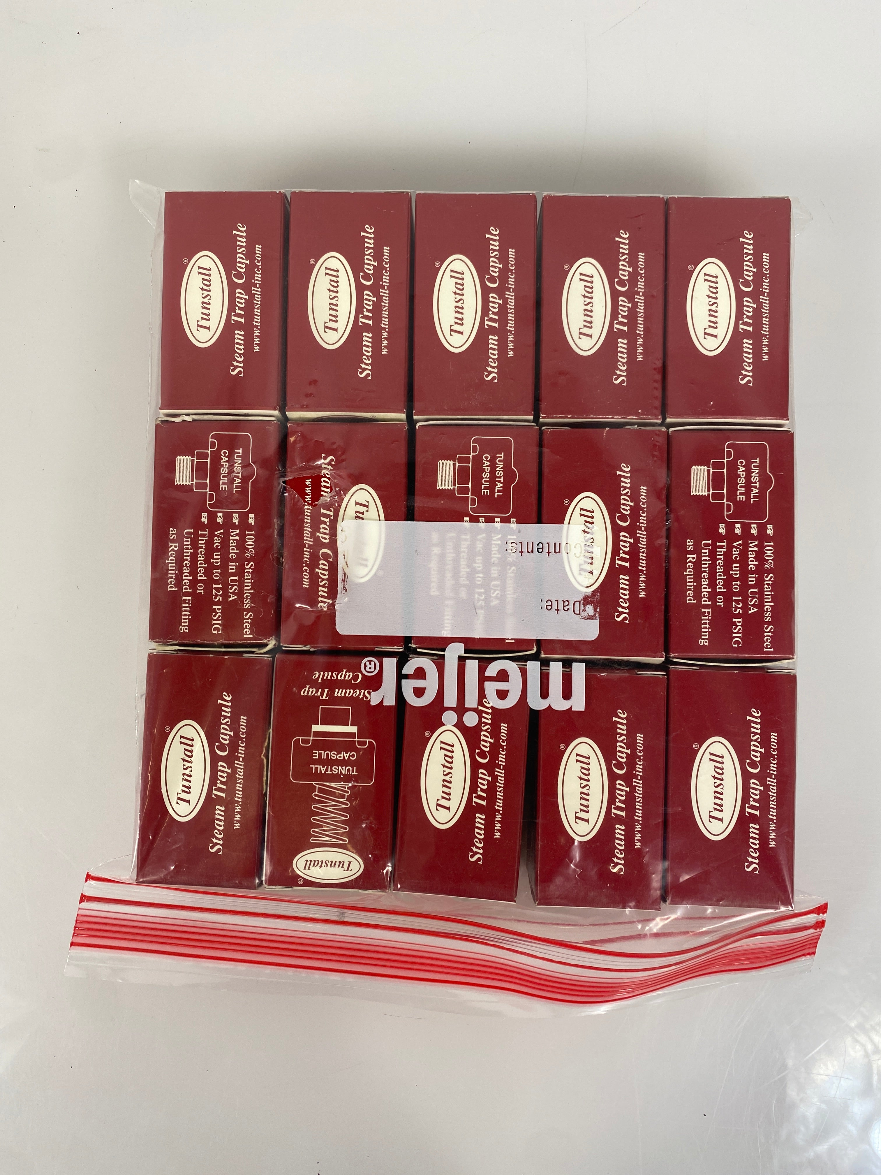 Tunstall TCWW-2522 Steam Trap Capsule Pack of 16