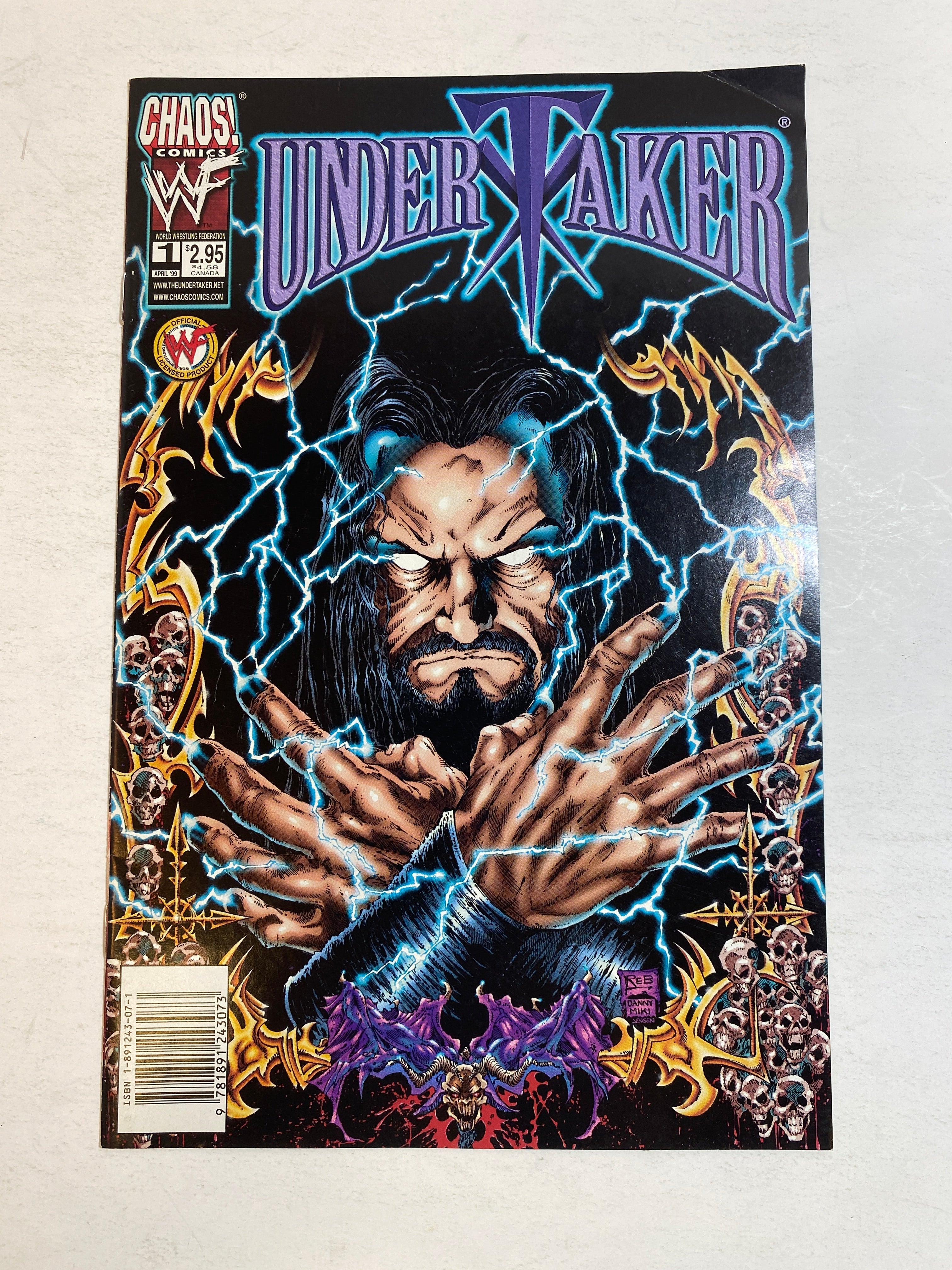 Undertaker No. 1 Chaos WWE Comics 1999