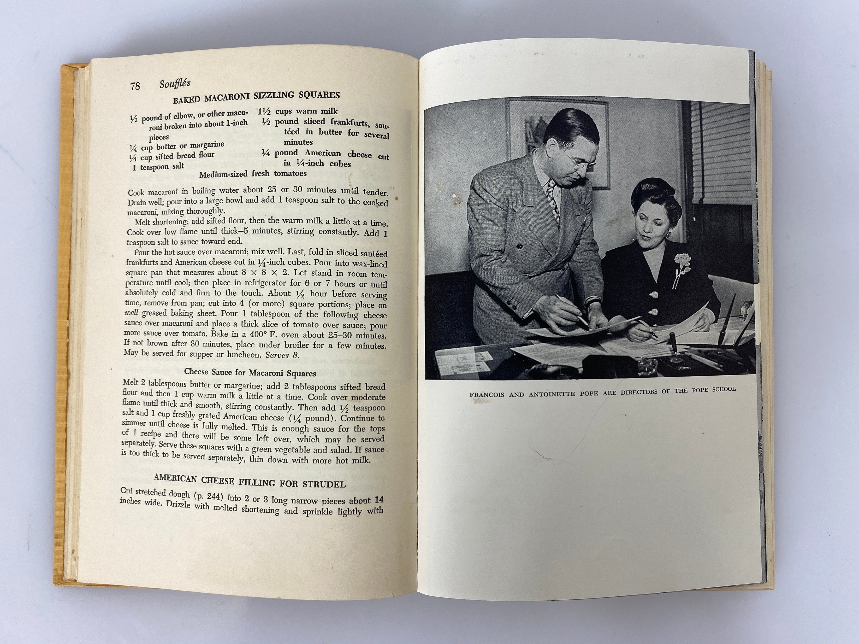 Vintage Antoinette Pope School Cookbook 1951 *Signed*