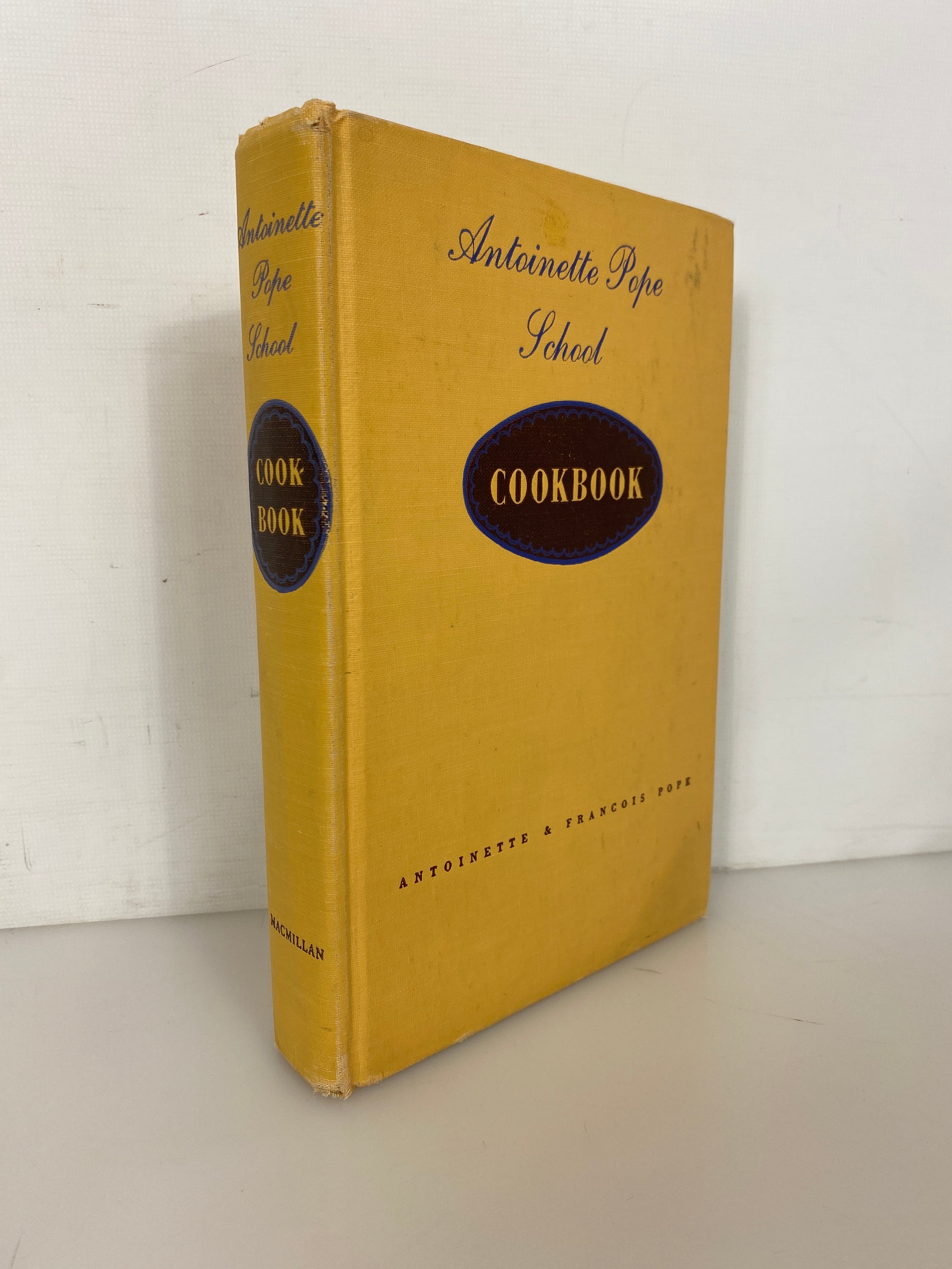 Vintage Antoinette Pope School Cookbook 1951 *Signed*