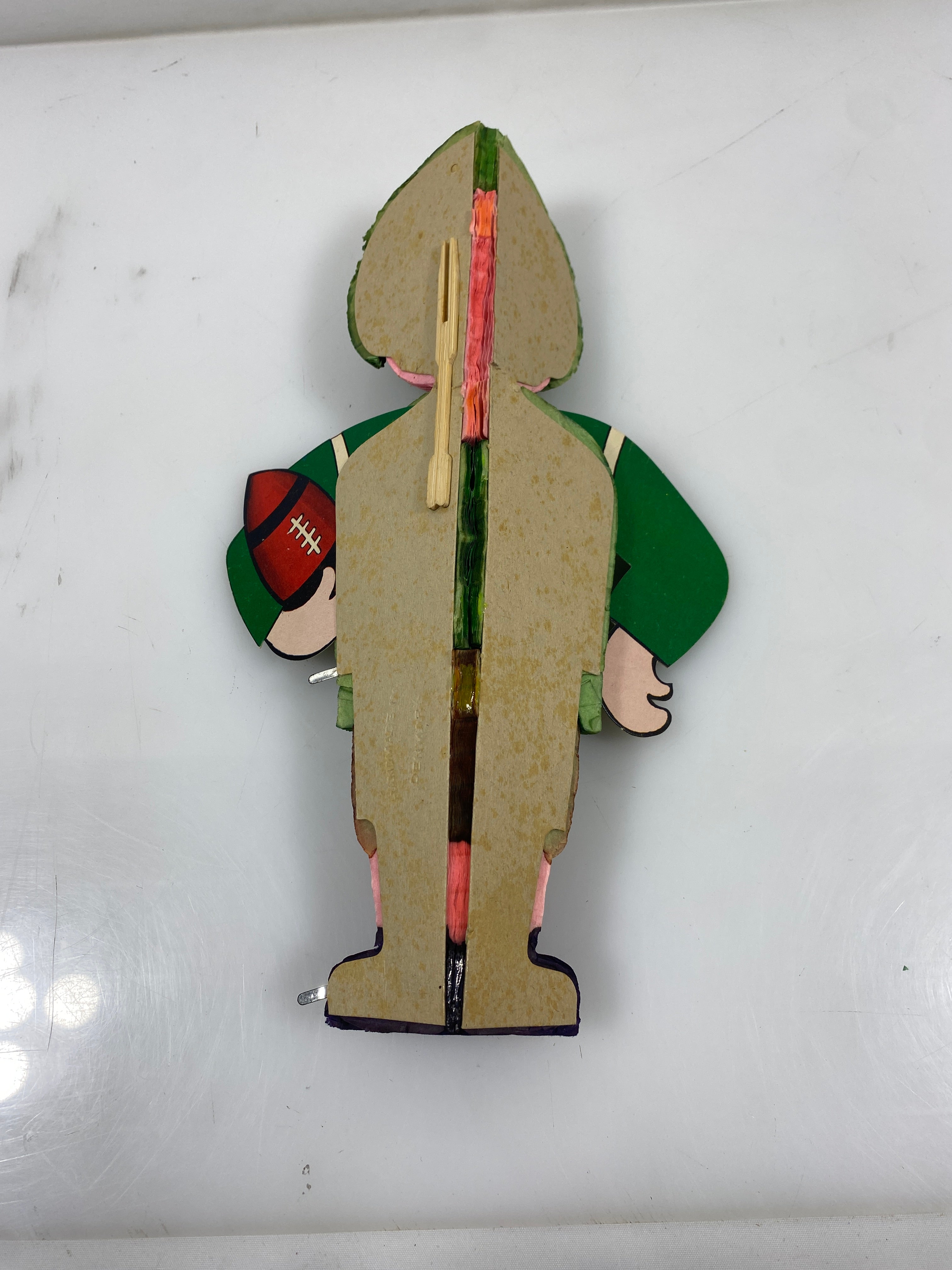 Vintage Honeycomb Football Decoration