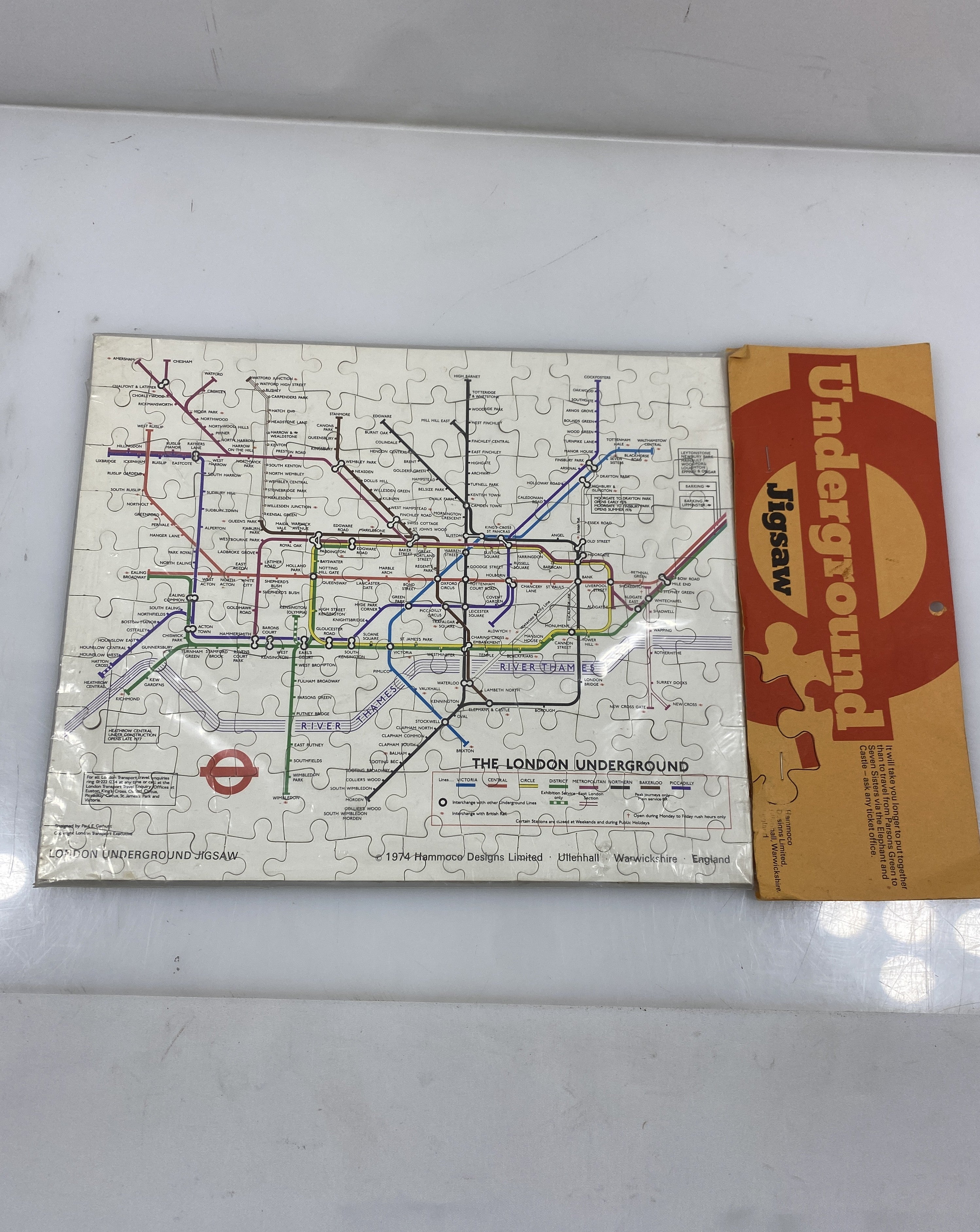Vintage London Underground Puzzle