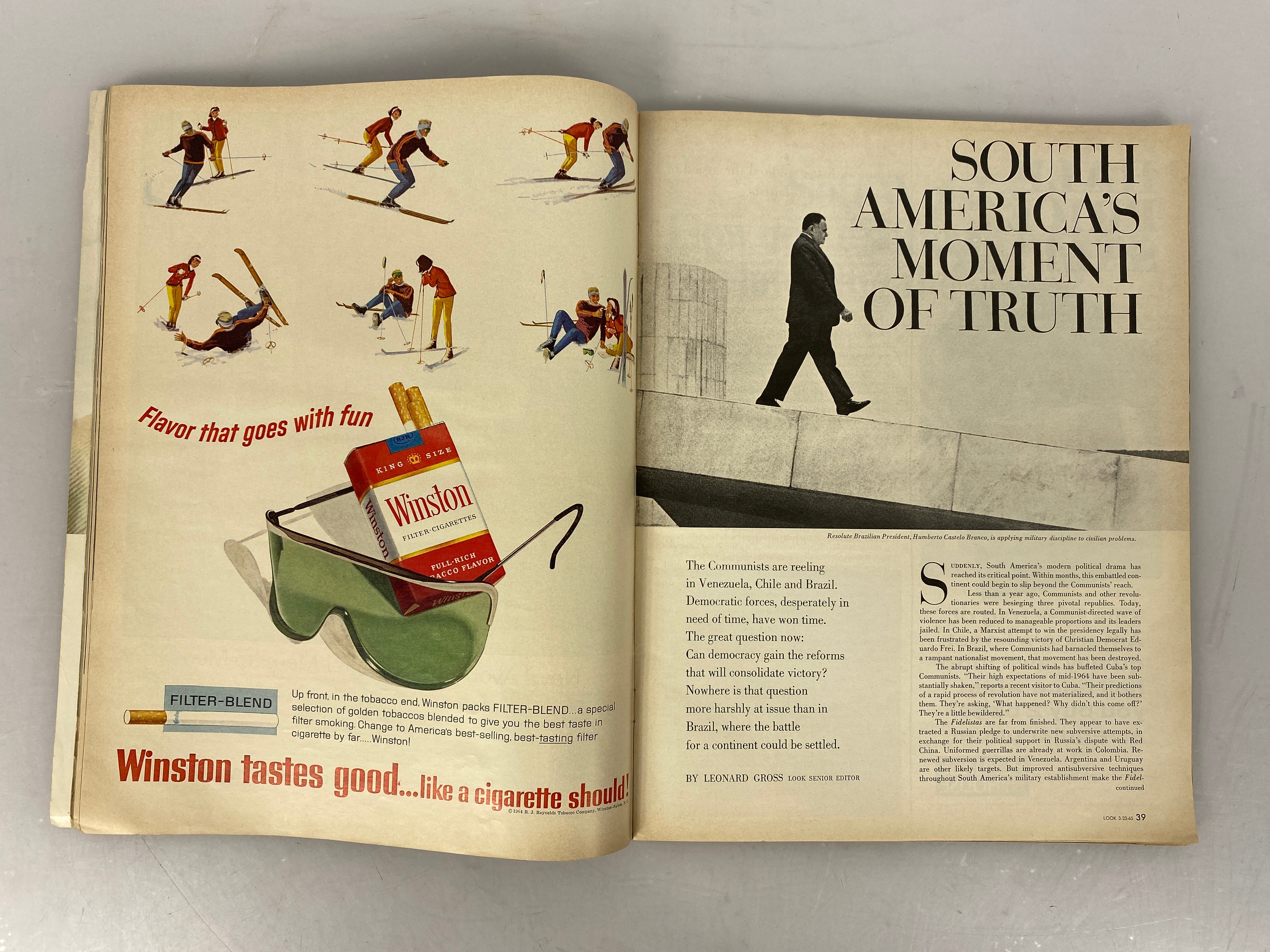 Vintage Look Magazine March 23, 1965 African American History