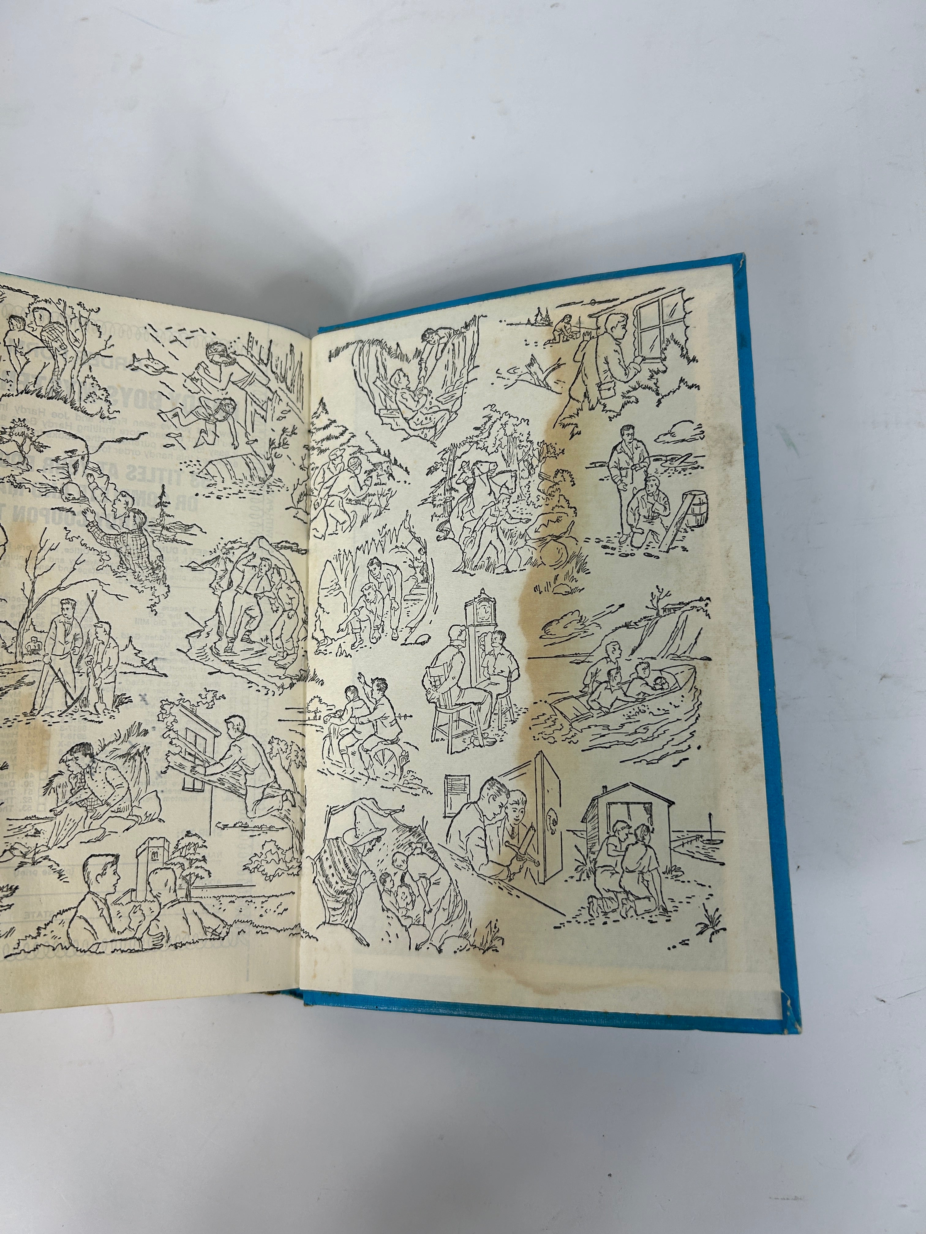 Vintage Lot of 6 Hardy Boys Hardcover Mystery Books 12- 17 Matte Cover HC