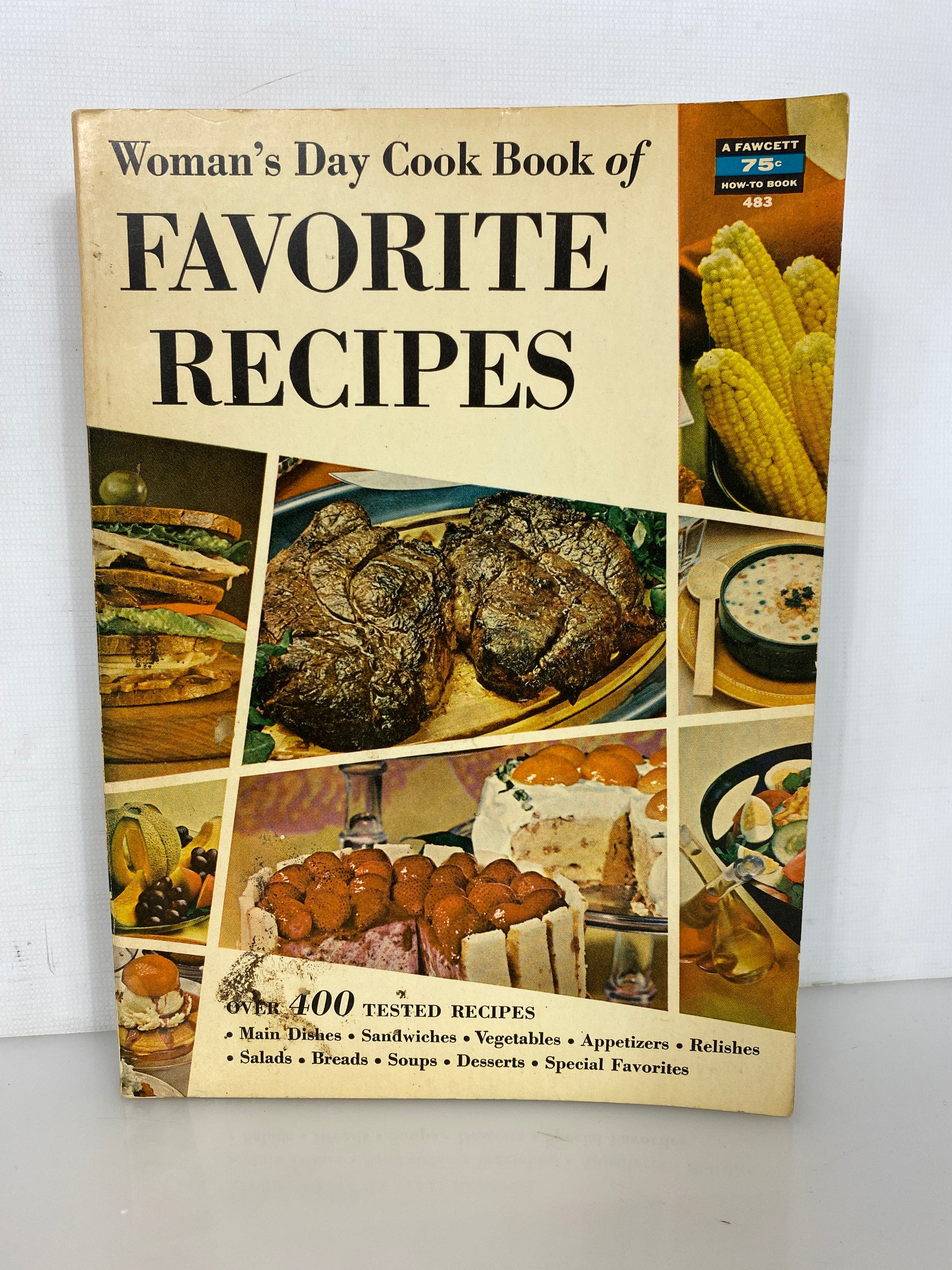 Vintage Woman's Day Cook Book of Favorite Recipes 1962 SC