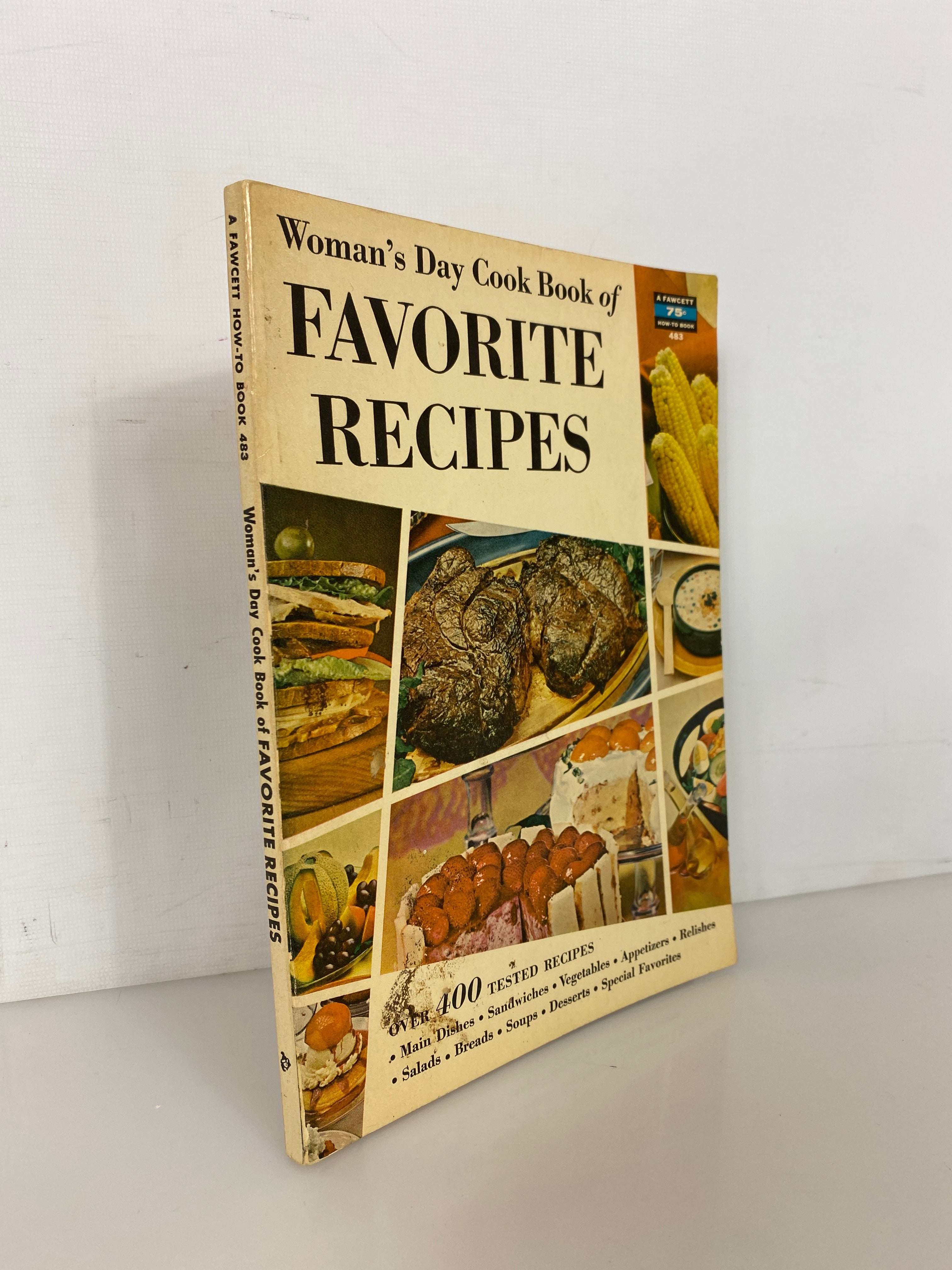 Vintage Woman's Day Cook Book of Favorite Recipes 1962 SC