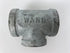 Ward Galvanized Tee 2 x 2 x 1 1/4" Pack of 4