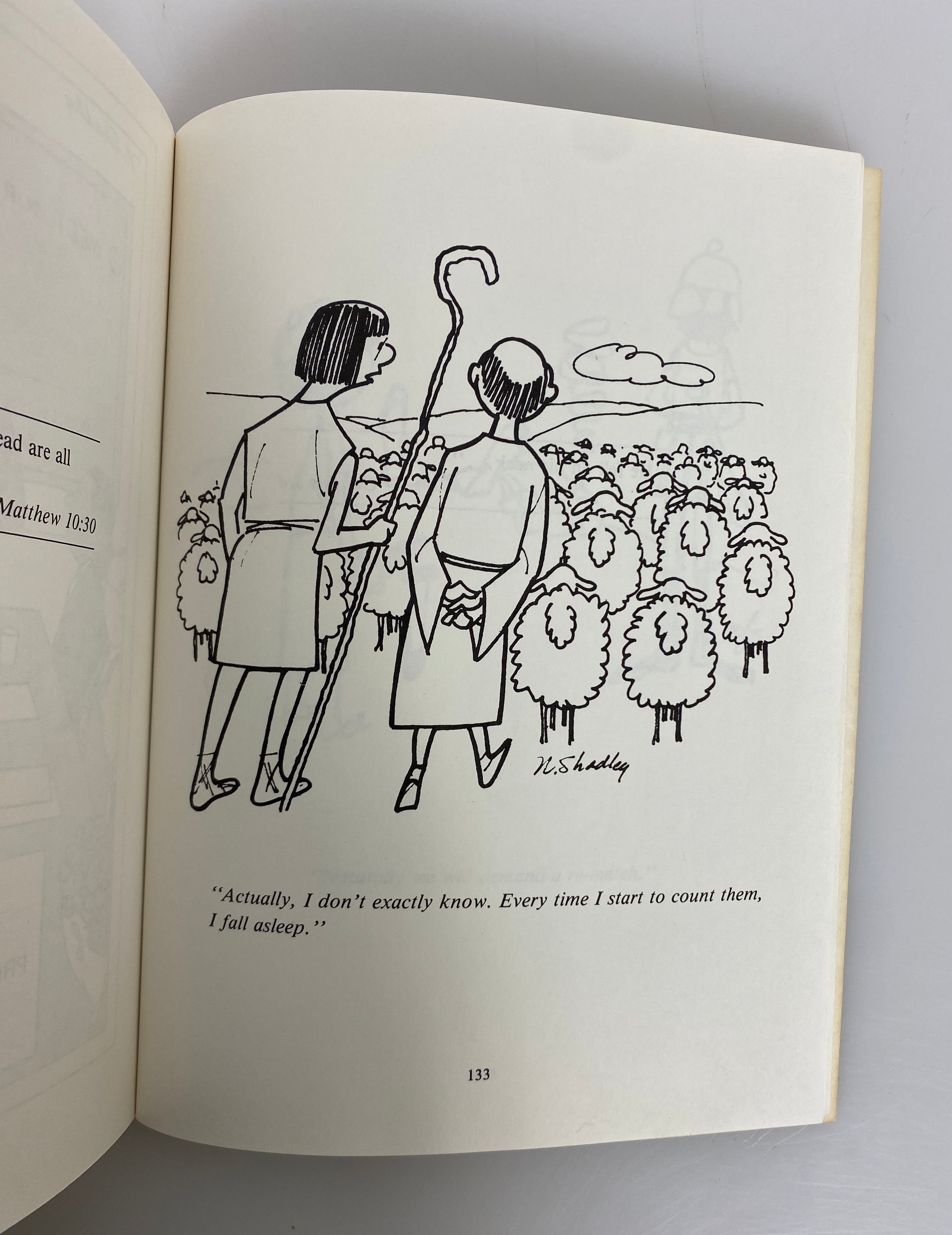 Were Adam and Eve Episcopalian? by Norman Shadley Signed 1985 SC